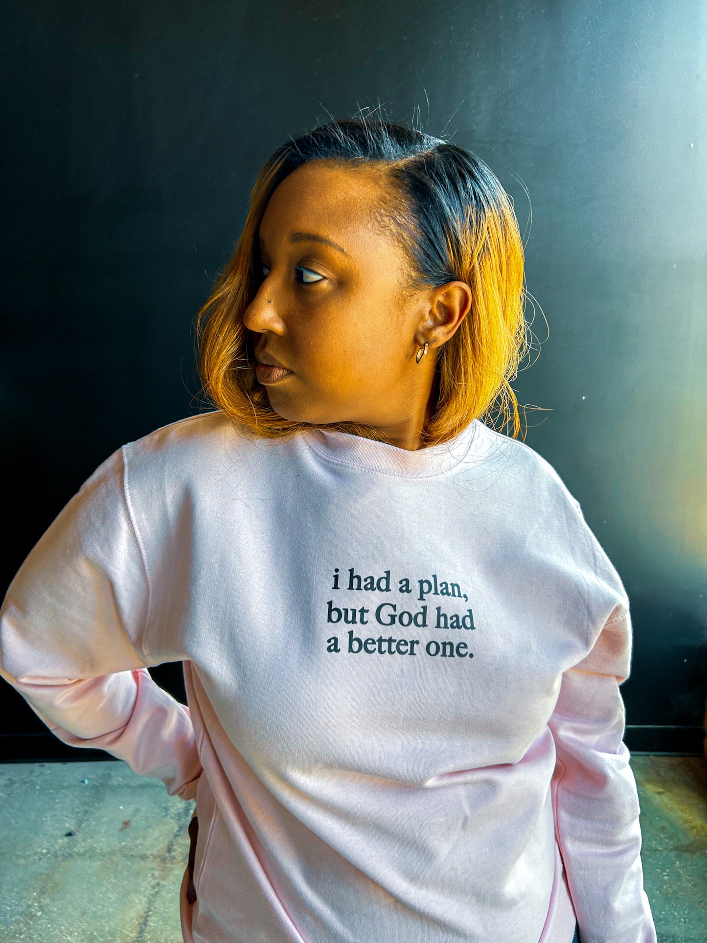 I Had A Plan Adult Drop Shoulder Sweatshirt