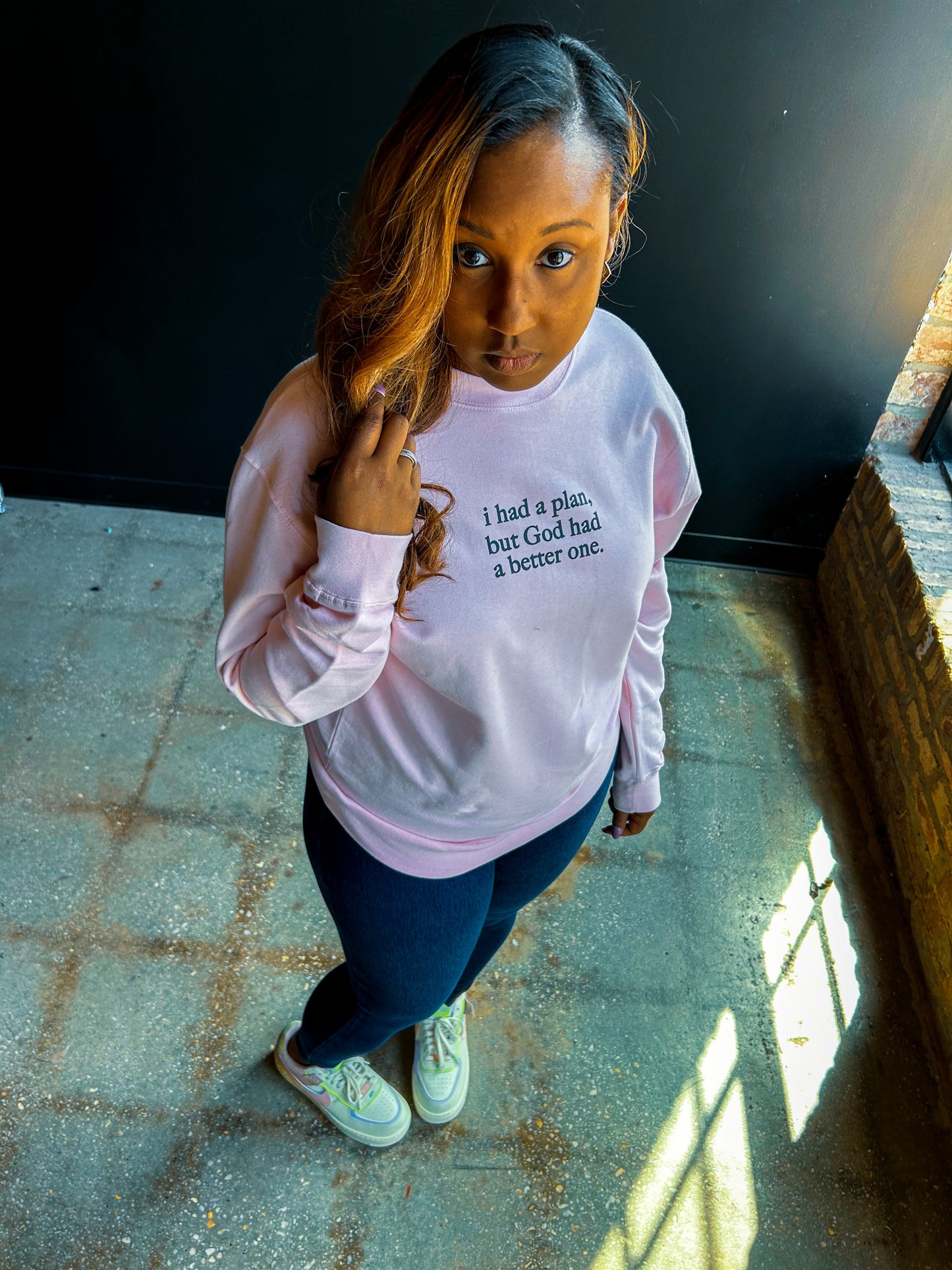 I Had A Plan Adult Drop Shoulder Sweatshirt