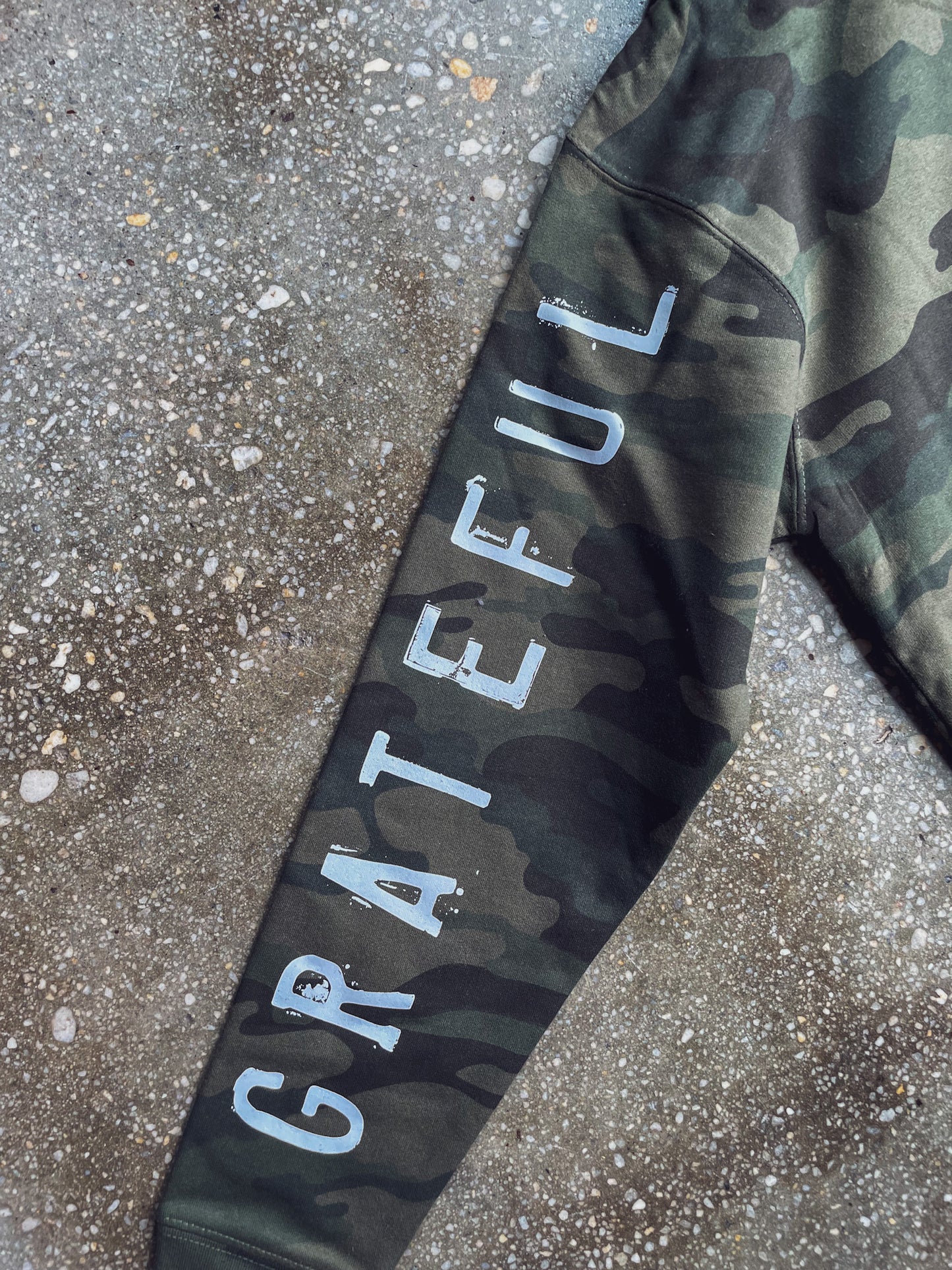 Grateful Thankful Blessed Kids Hoodie