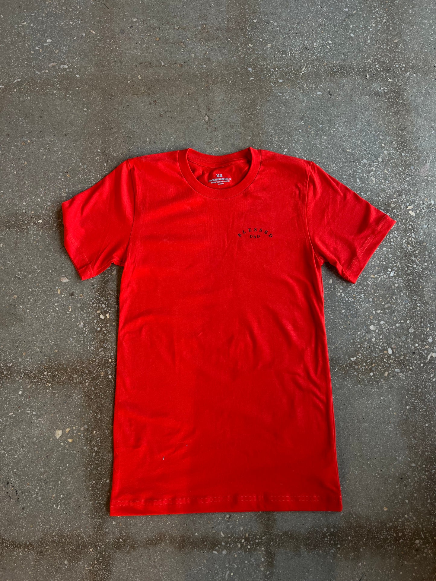 (CLEARANCE) Blessed Dad Pocket Adult T Shirt