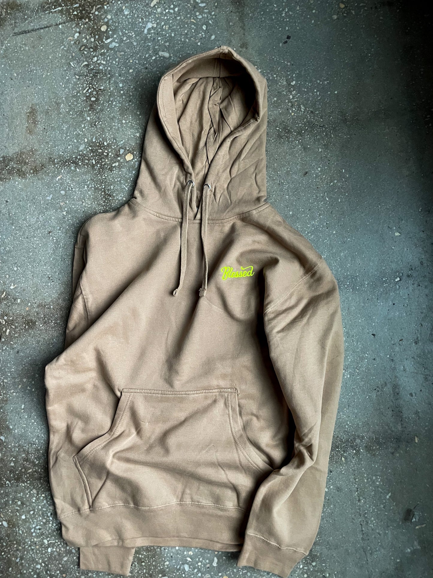 Blessed Embroidered Adult Box Hoodie