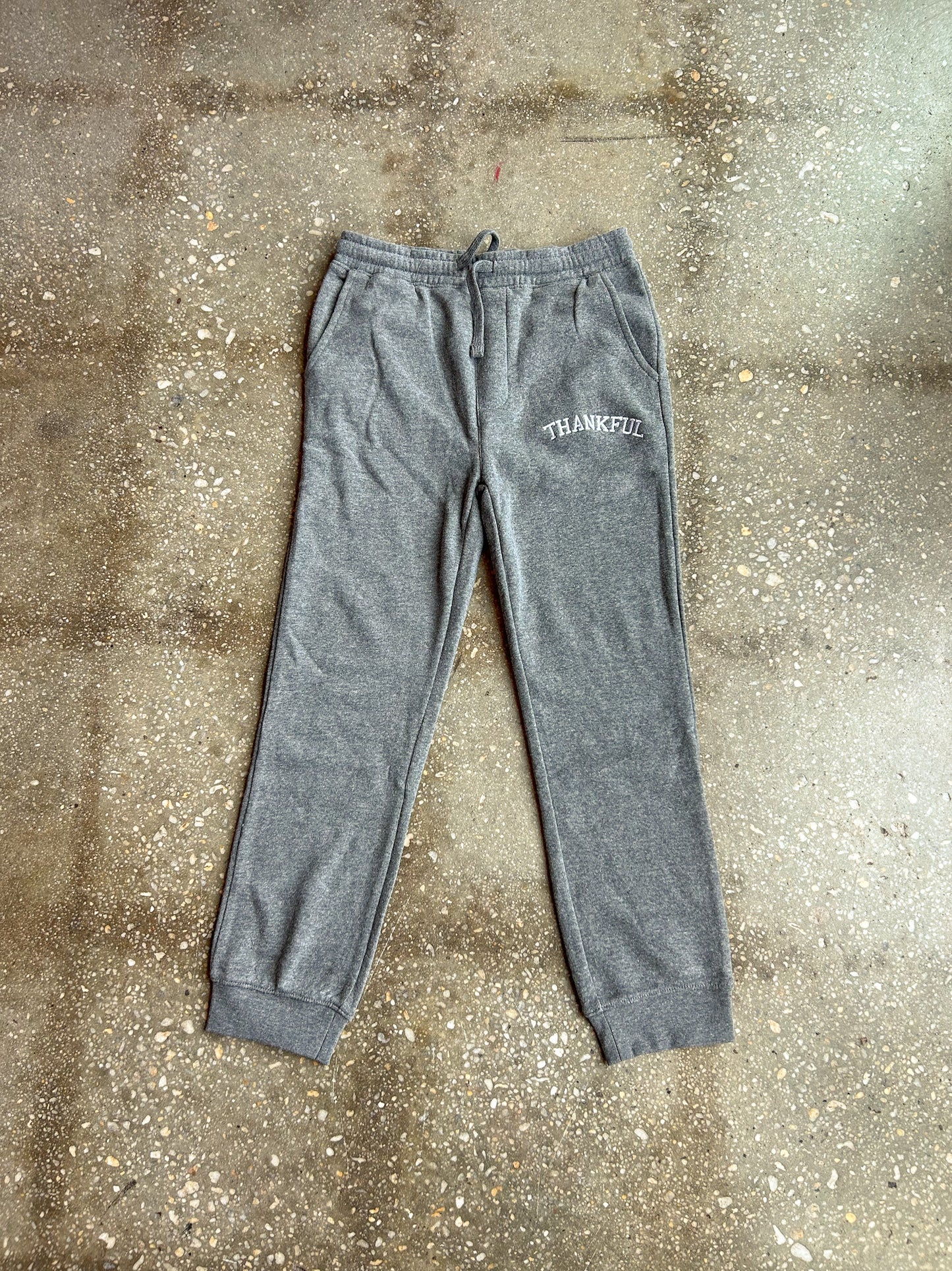 Thankful Embroidered Kids/Unisex Sweatpants