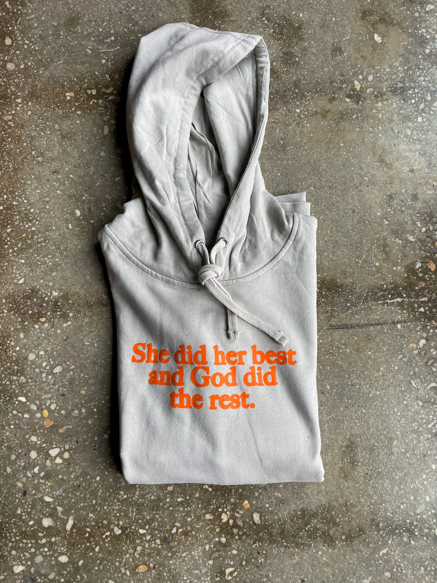 God Did the Rest Adult Box Hoodie