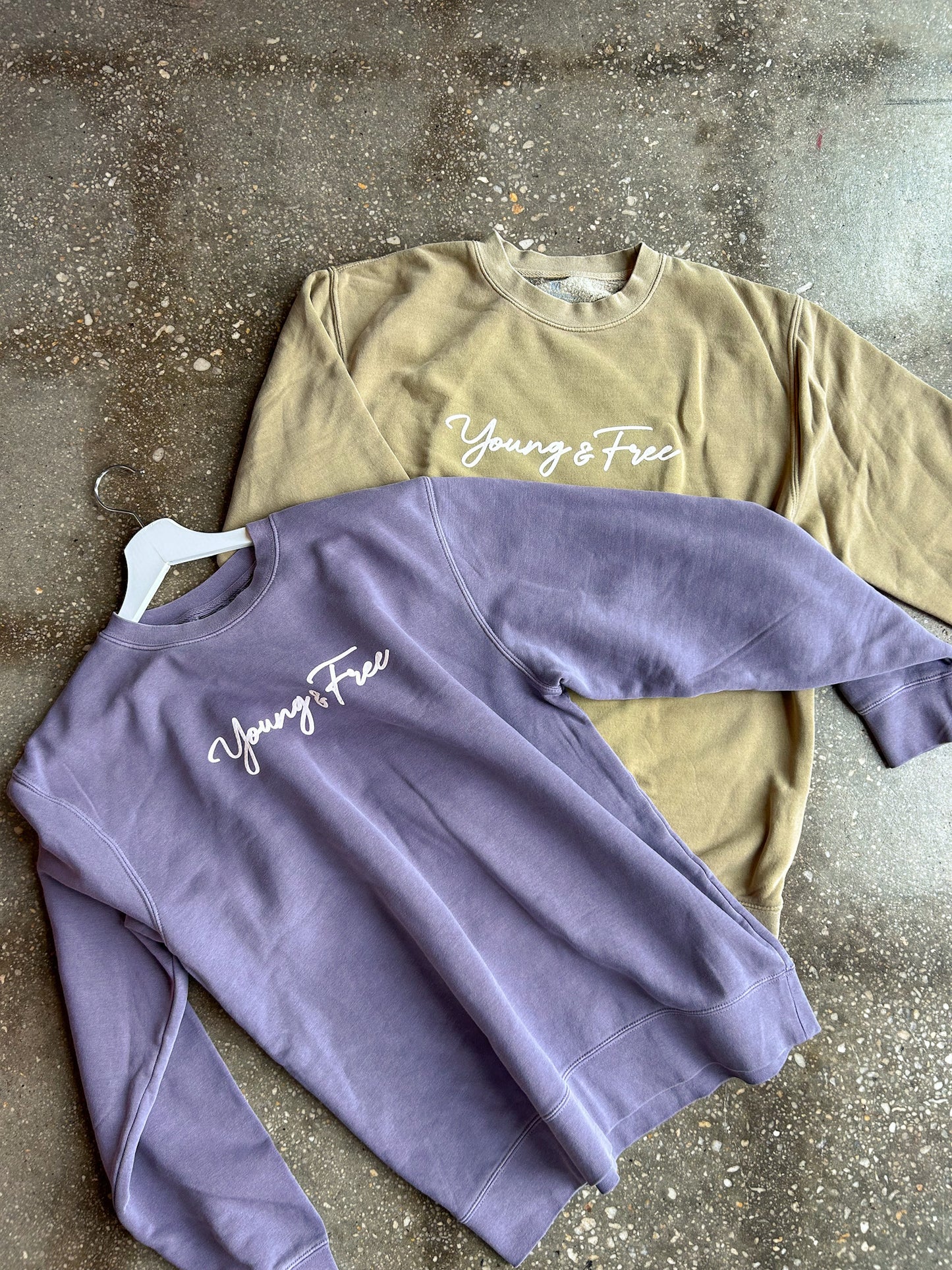 Young & Free Adult Drop Shoulder Sweatshirt