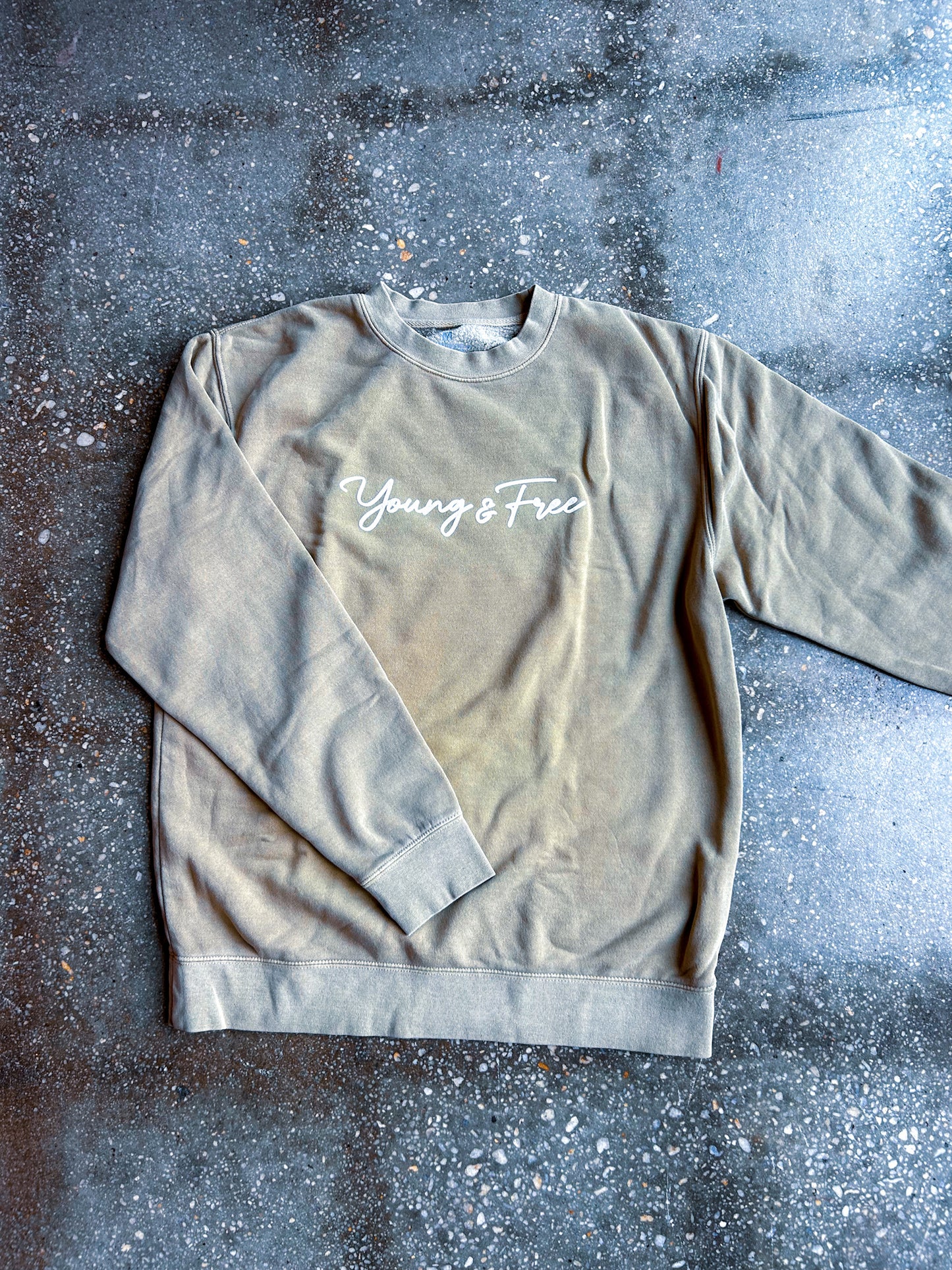 Young & Free Adult Drop Shoulder Sweatshirt