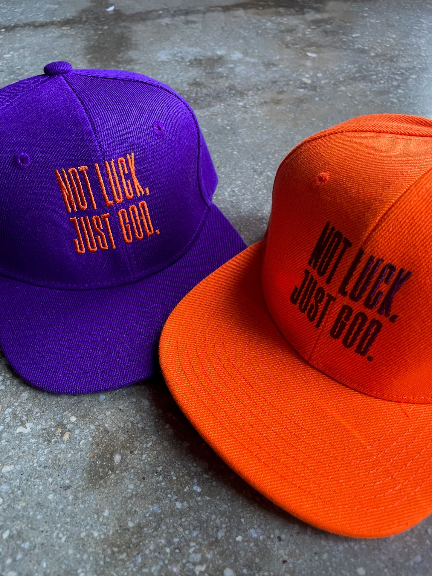 Not Luck, Just God Kids Snapback
