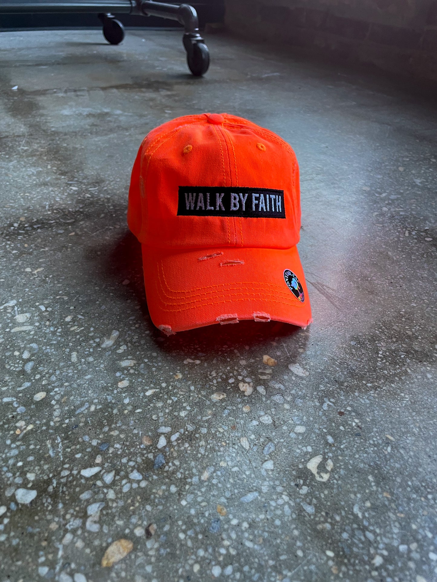 Walk By Faith Adult Hat (Distressed Ponytail)