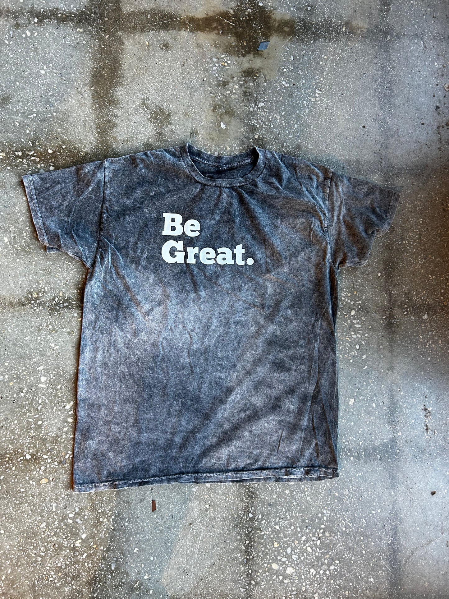 Be Great (Acid Wash) Adult Box T-Shirt