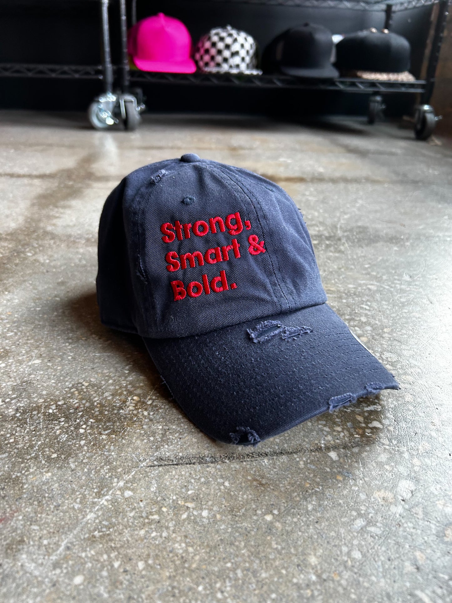 Strong, Smart & Bold Hat (Distressed)