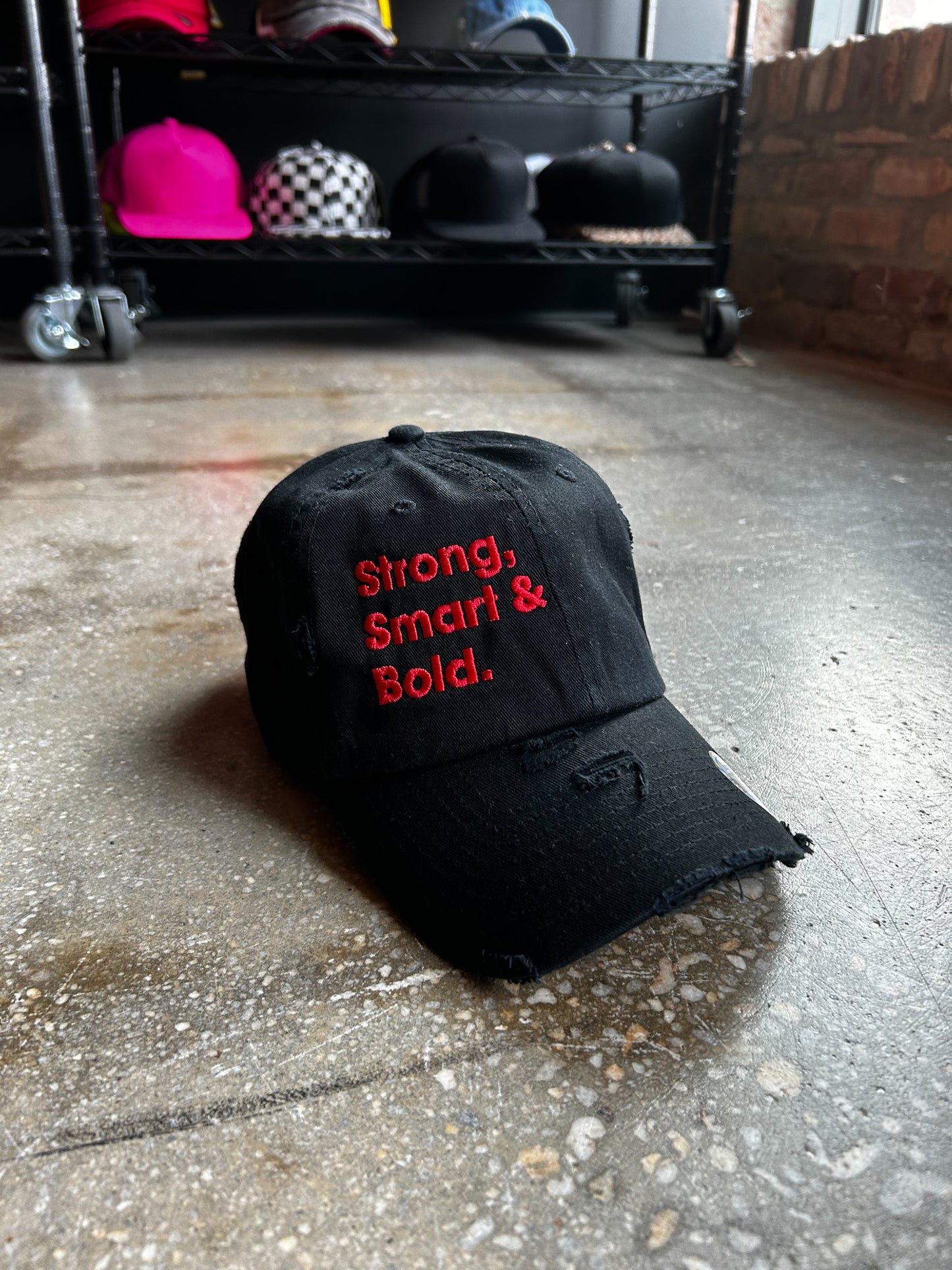 Strong, Smart & Bold Hat (Distressed)