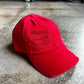 Strong, Smart & Bold Distressed Hat (Ponytail)