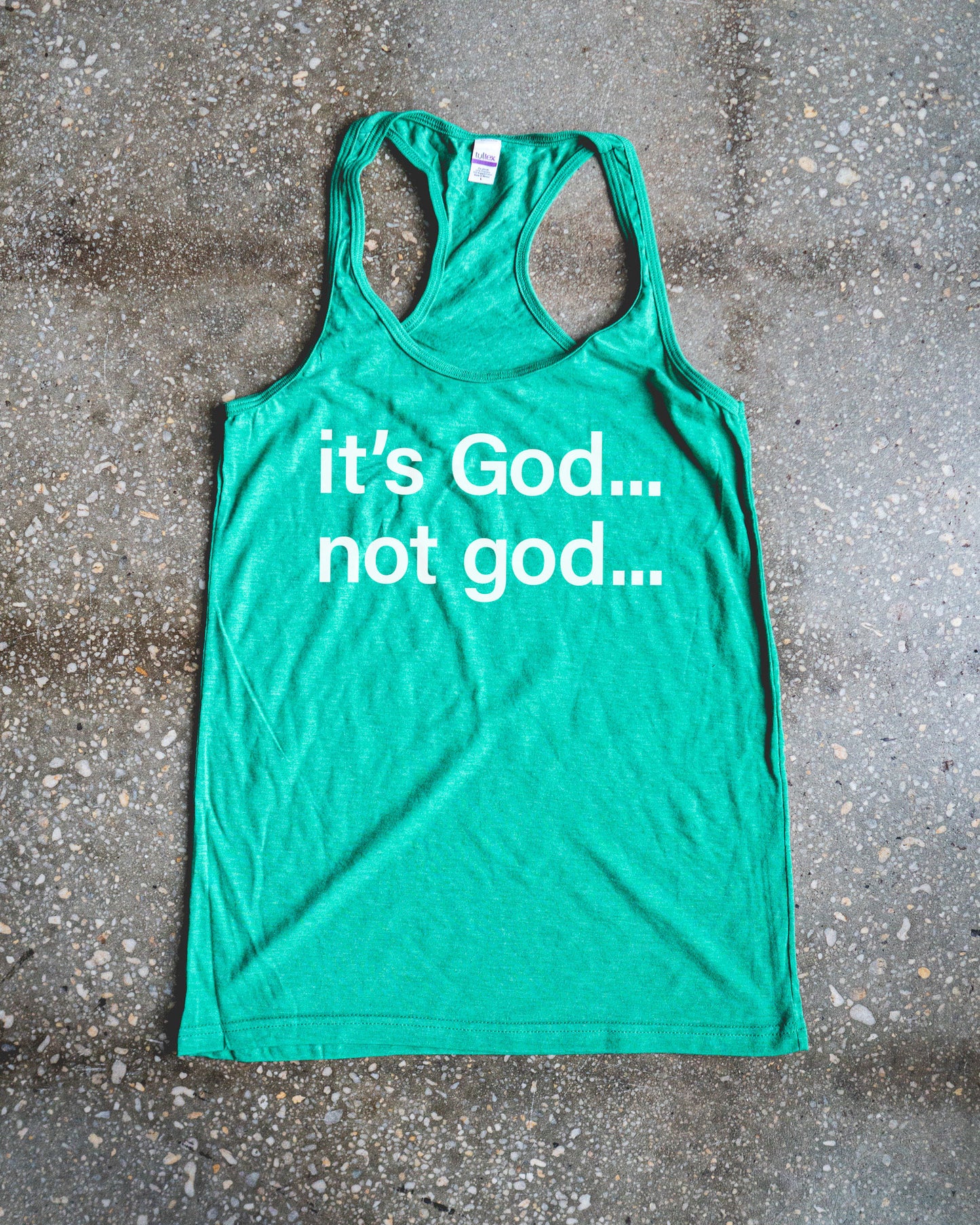 it's God... Tank