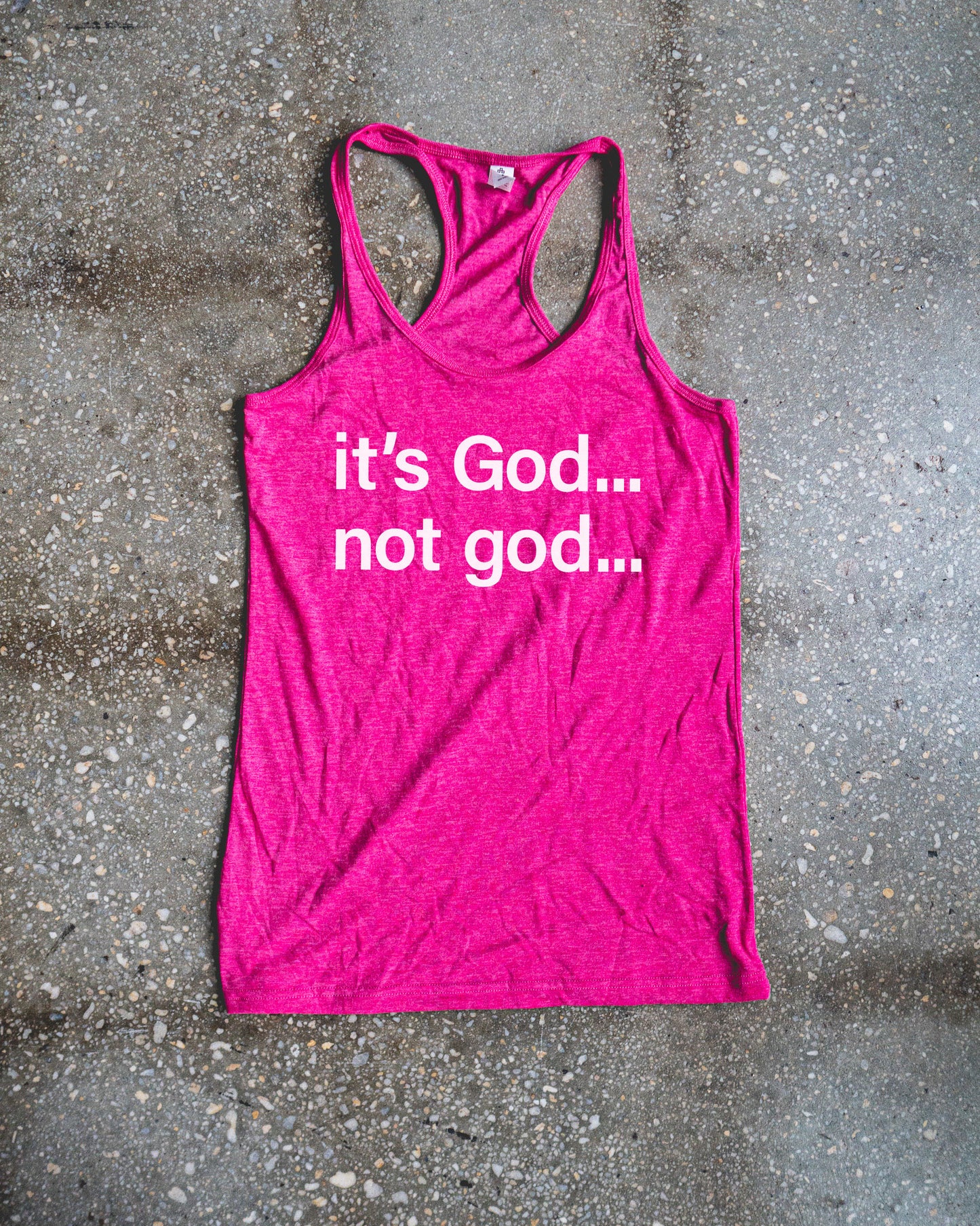 it's God... Tank