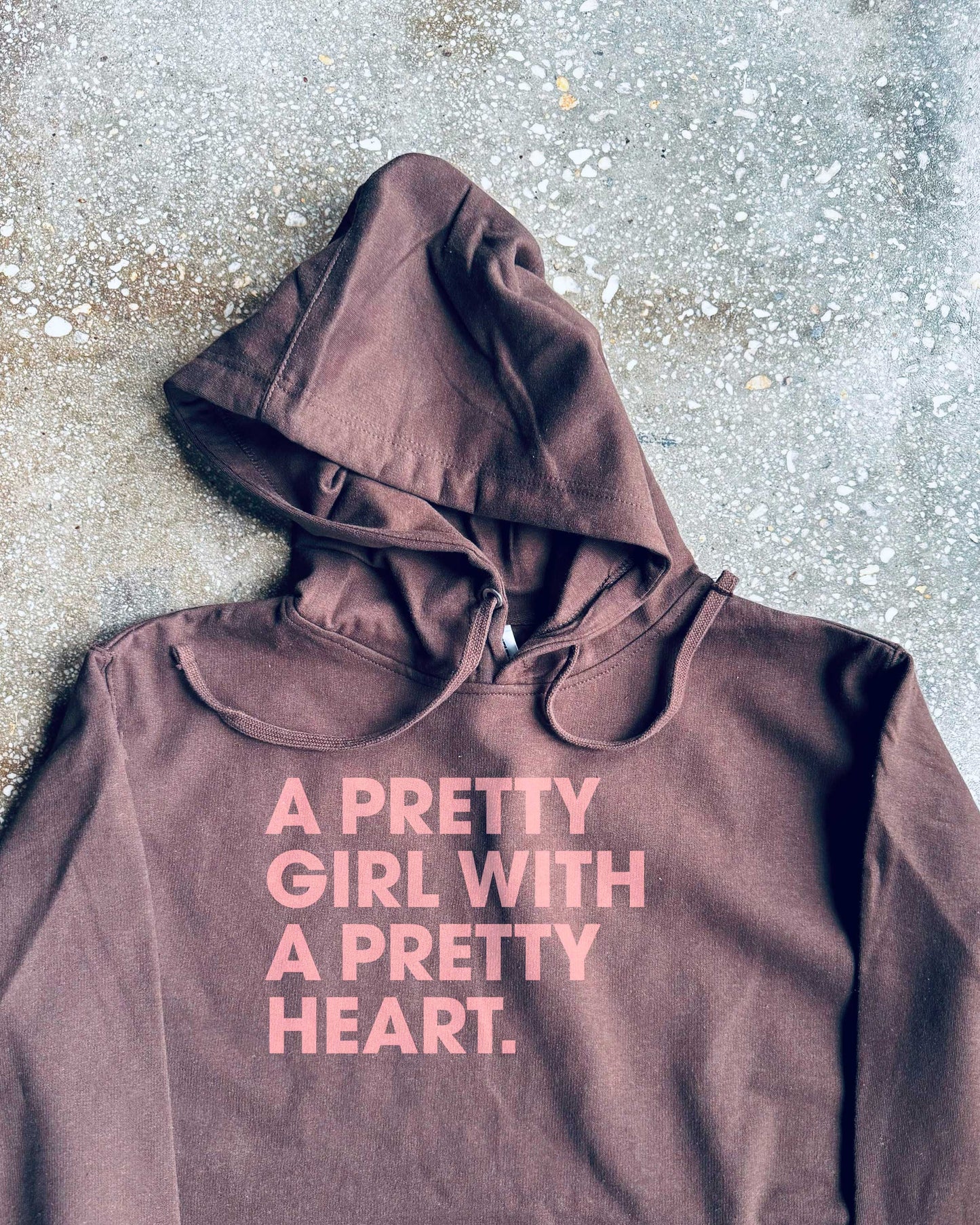 Pretty Girl, Pretty Heart Adult Box Hoodie