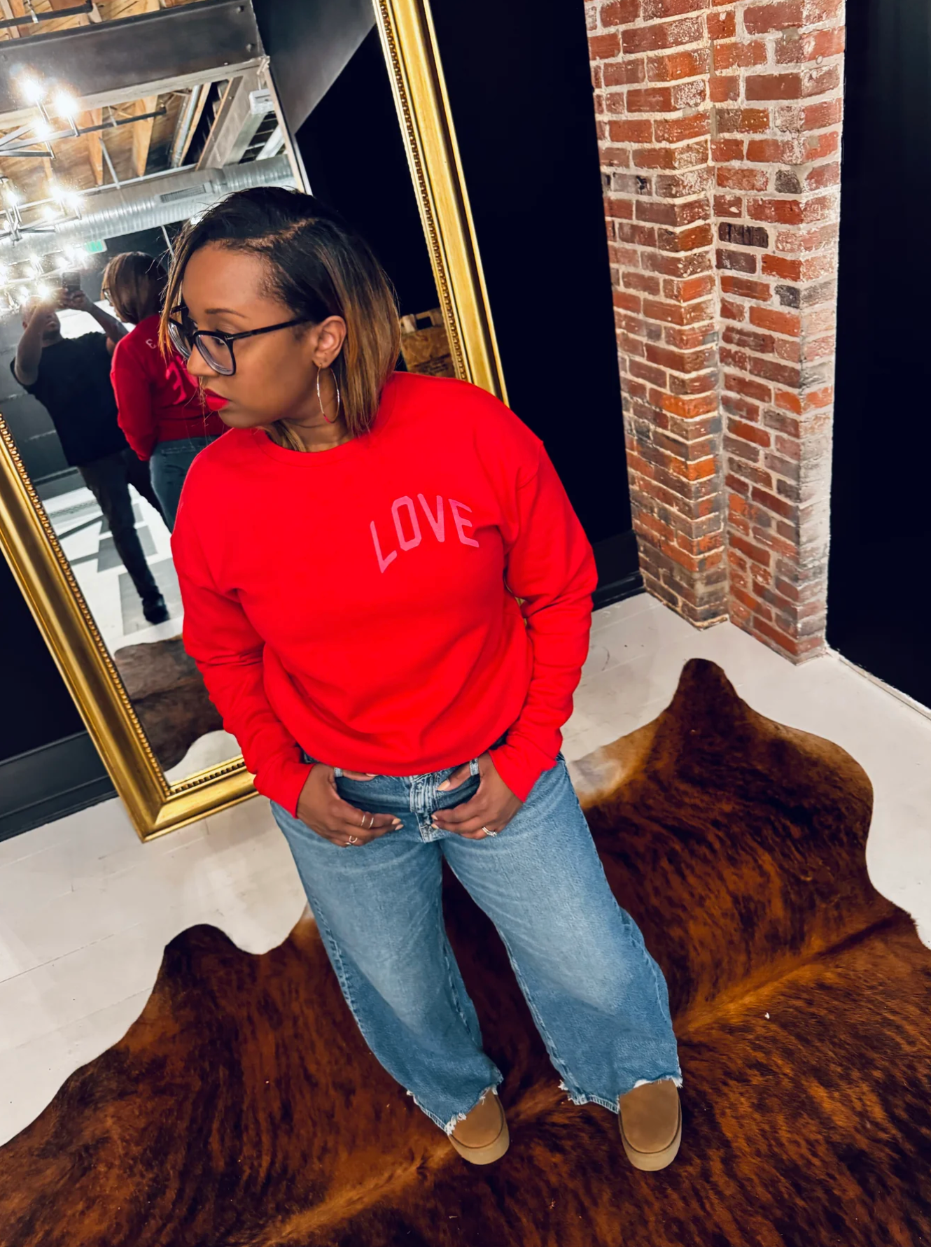(CLEARANCE) No Greater Love Adult Sweatshirt