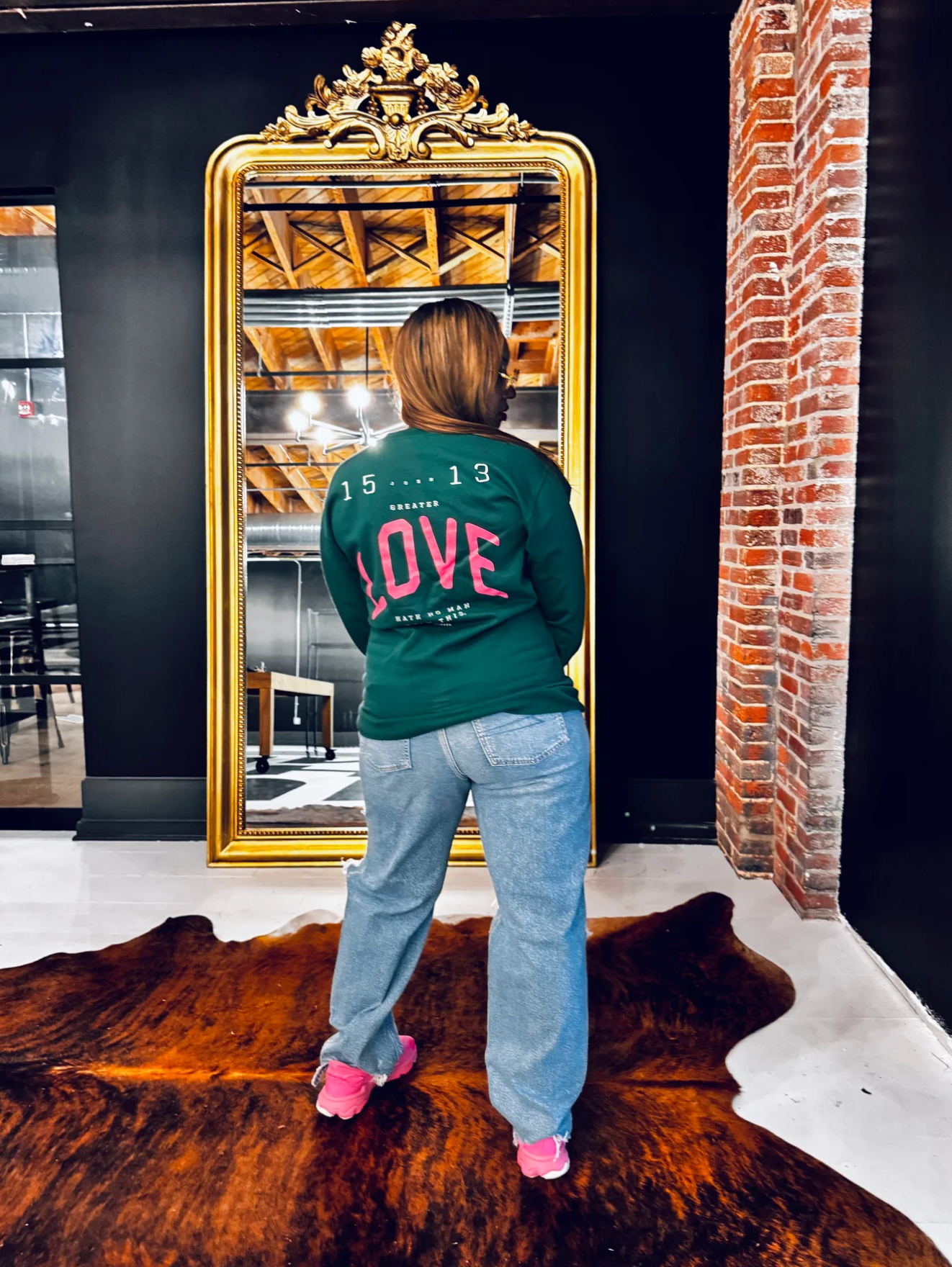 (CLEARANCE) No Greater Love Adult Sweatshirt