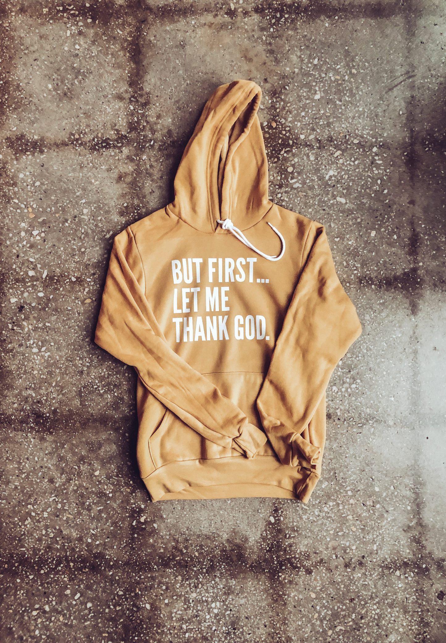 (CLEARANCE) But First... Adult Hoodie
