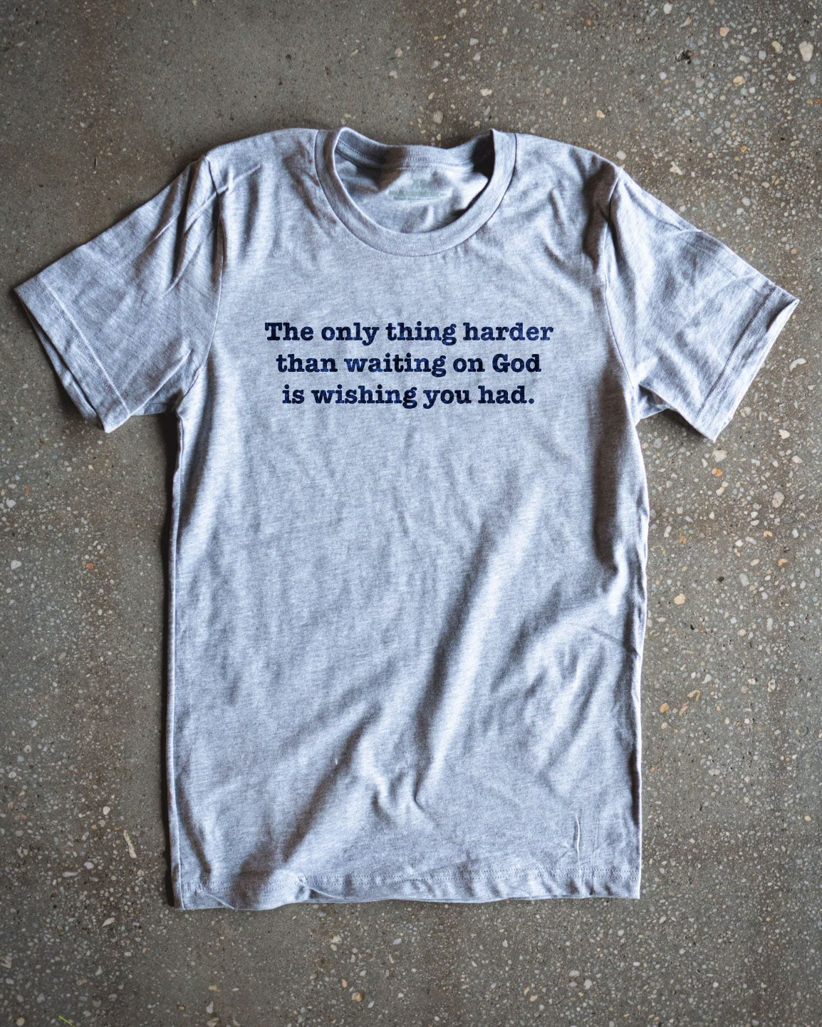Waiting On God Adult Box Tee