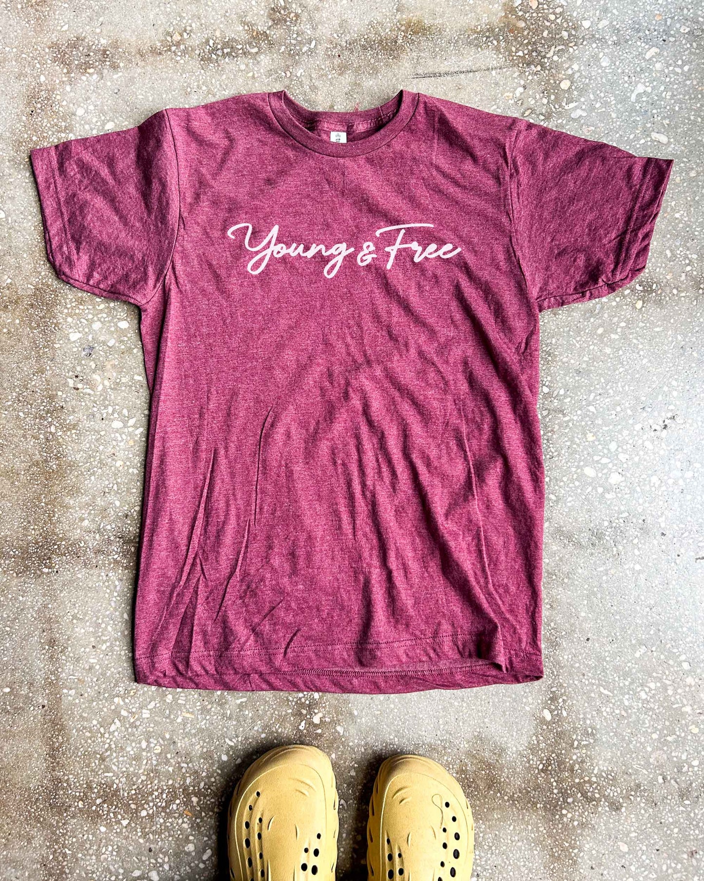 Young & Free Adult Box T-Shirt