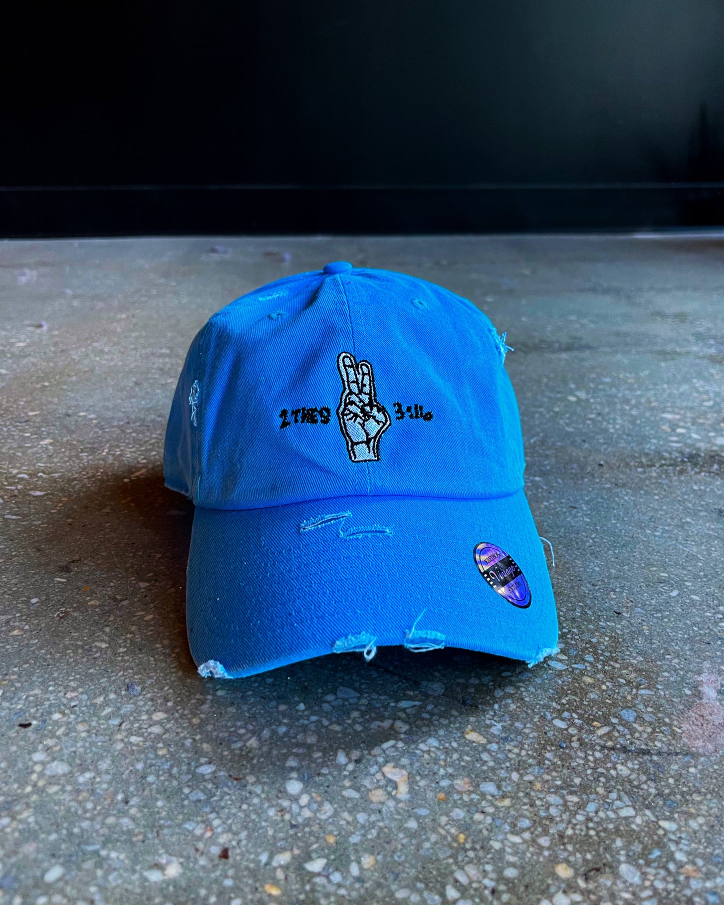 (Neon) Peace Hat (Distressed)