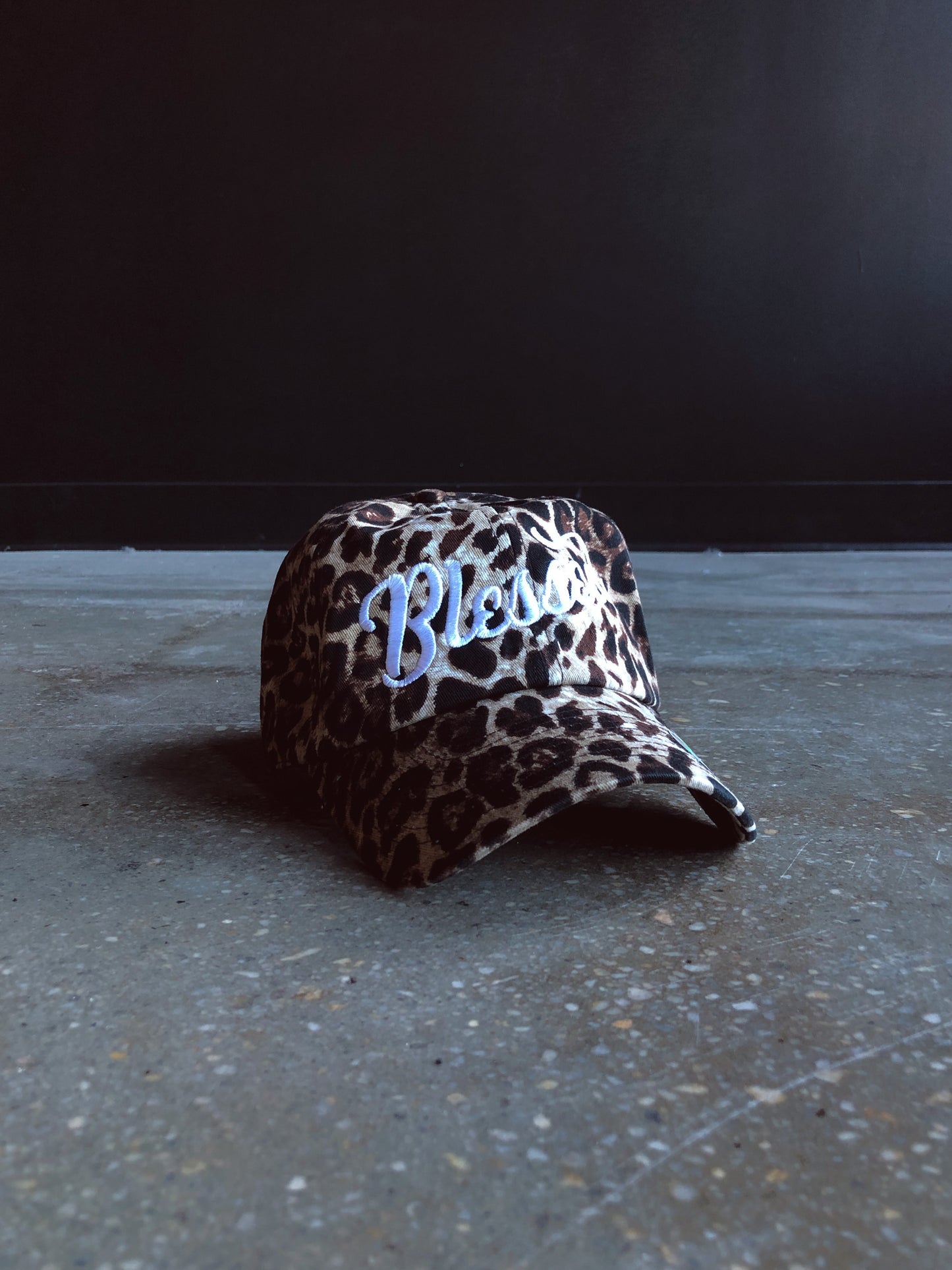 Blessed Leopard Hat (Non-Distressed)