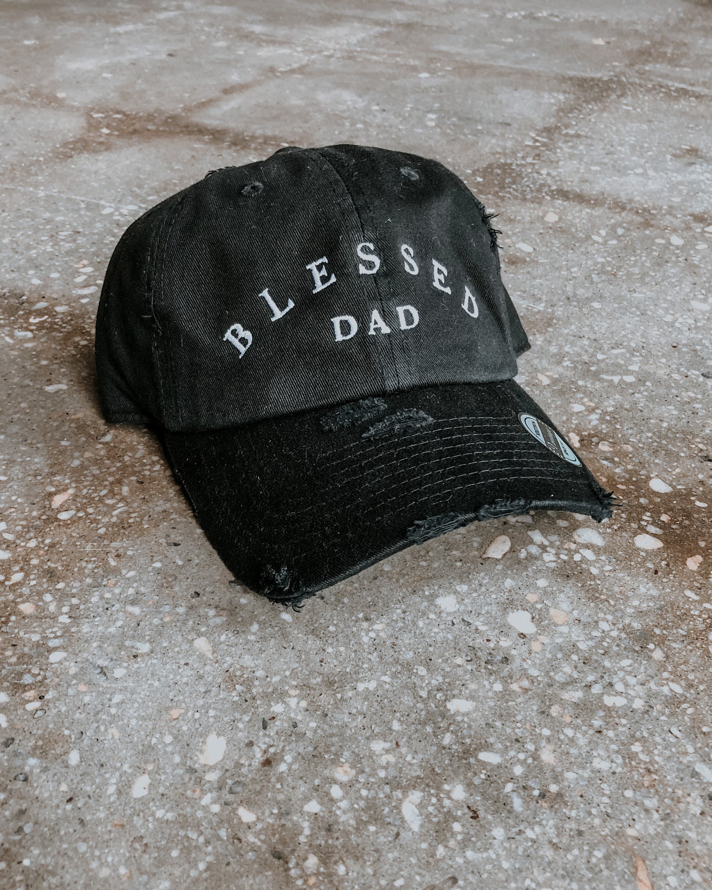Blessed Dad Hat (Distressed)