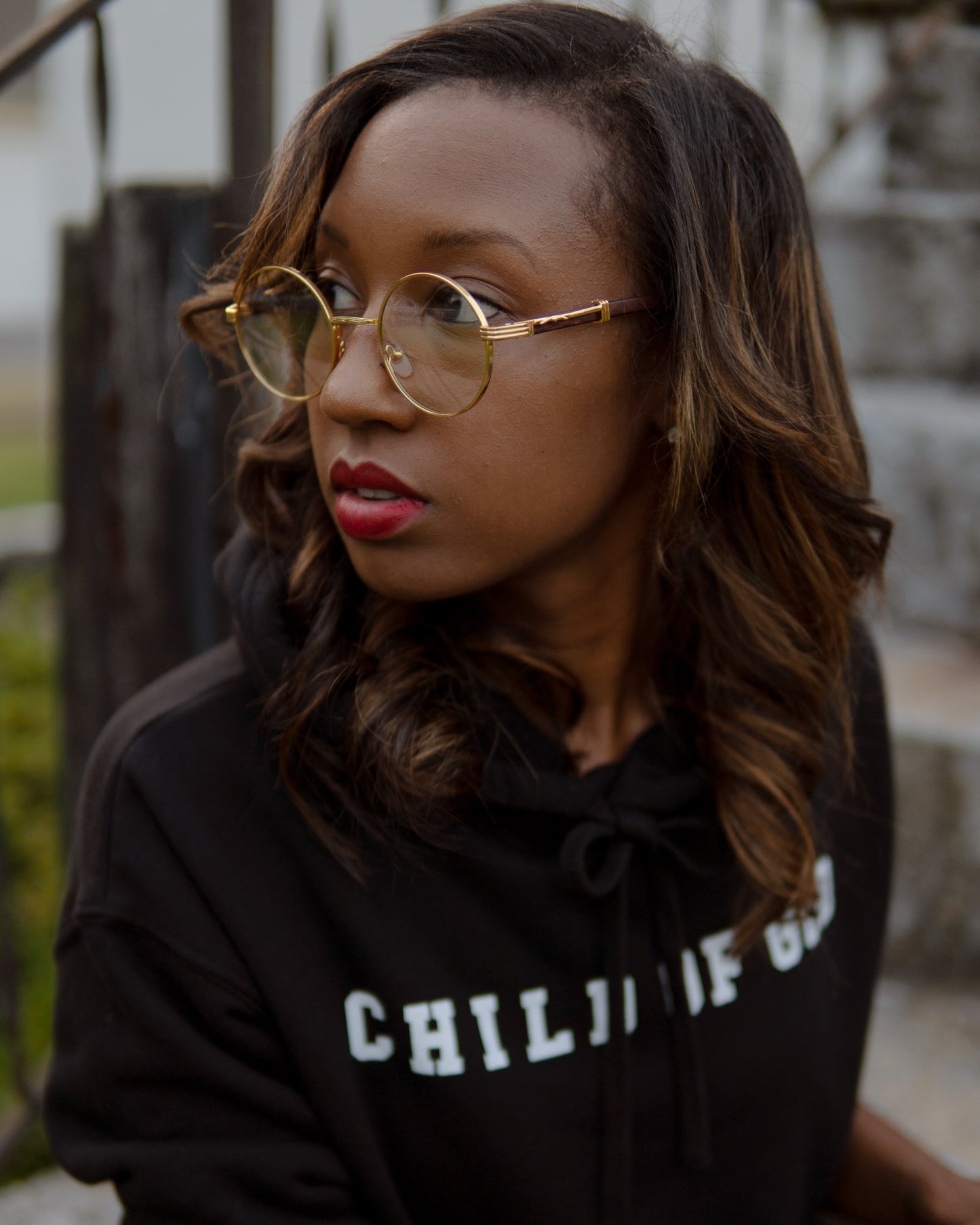 Child Of God Women's Cropped Adult Sponge Fleece Hoodie
