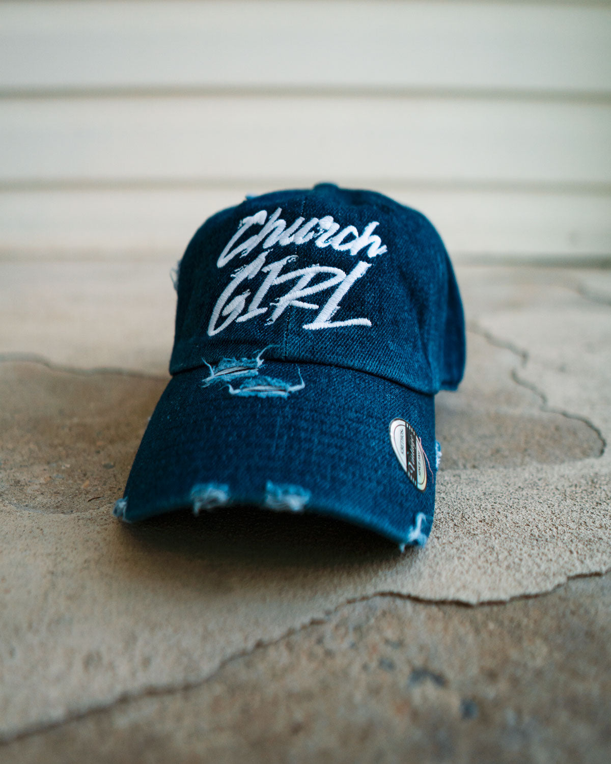 Church Girl Hat (Distressed)