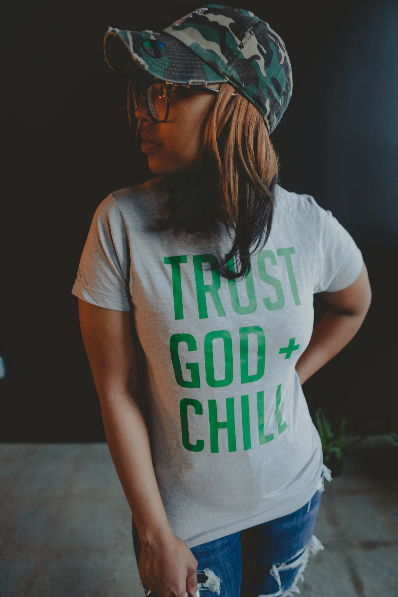 Trust God + Chill Adult Box T-Shirt