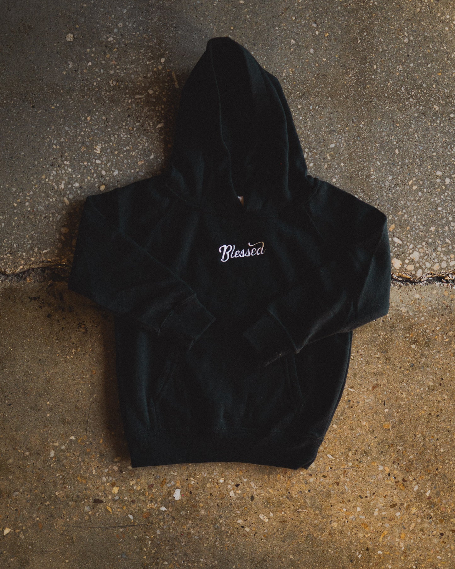 Blessed Embroidered Kids Hoodie