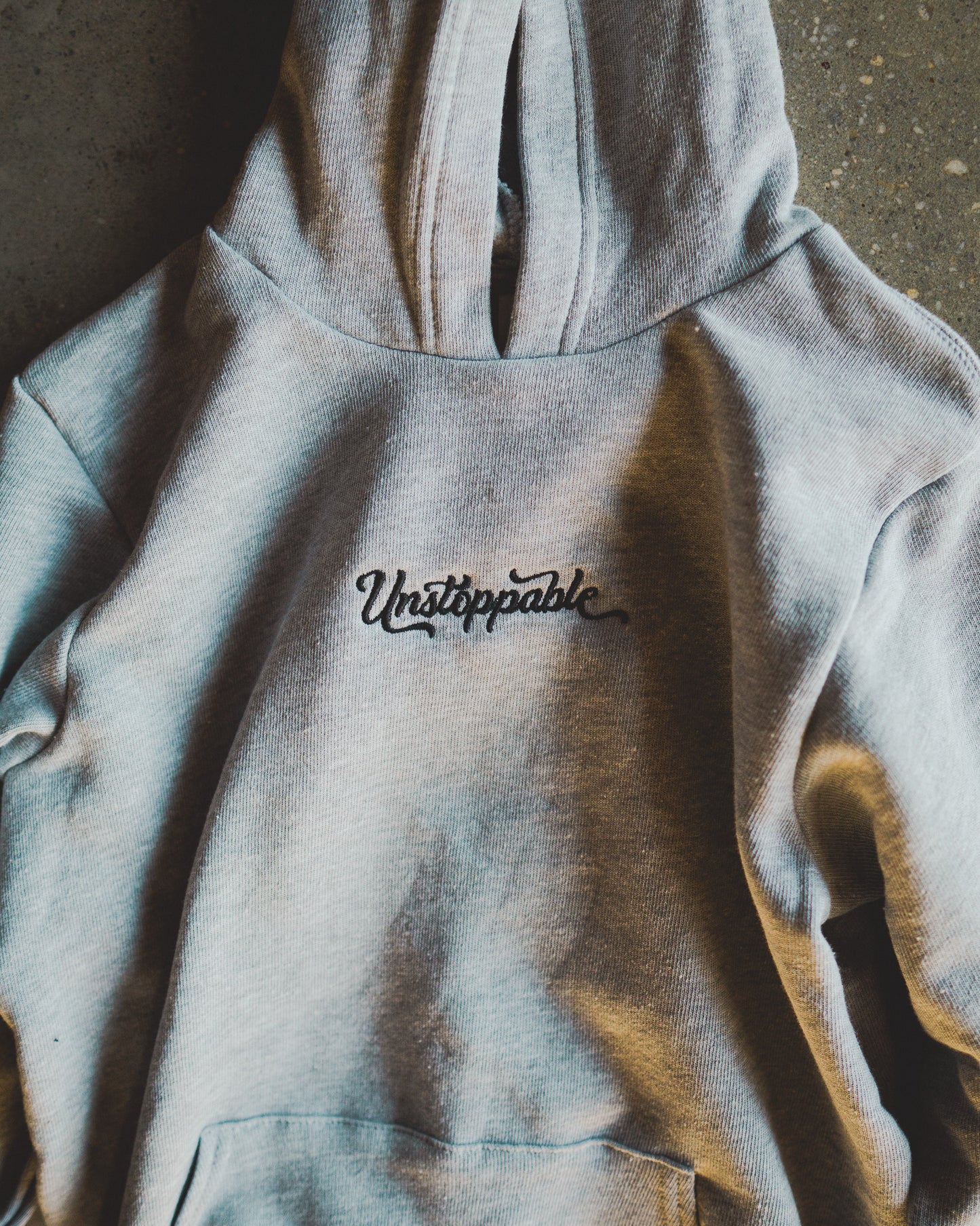 Unstoppable Embroidery Kids Hoodie