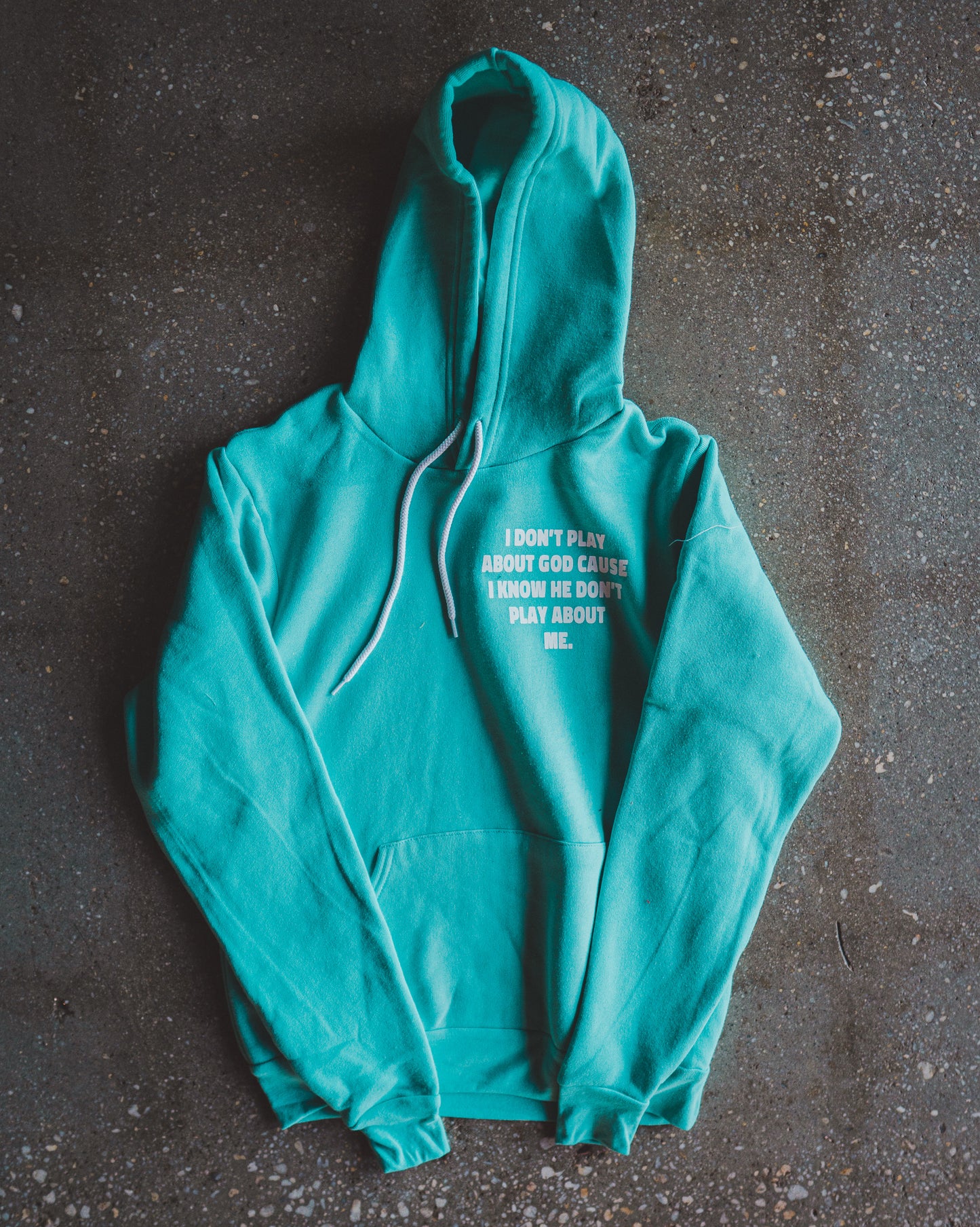 God Don't Play Adult Sponge Fleece Hoodie
