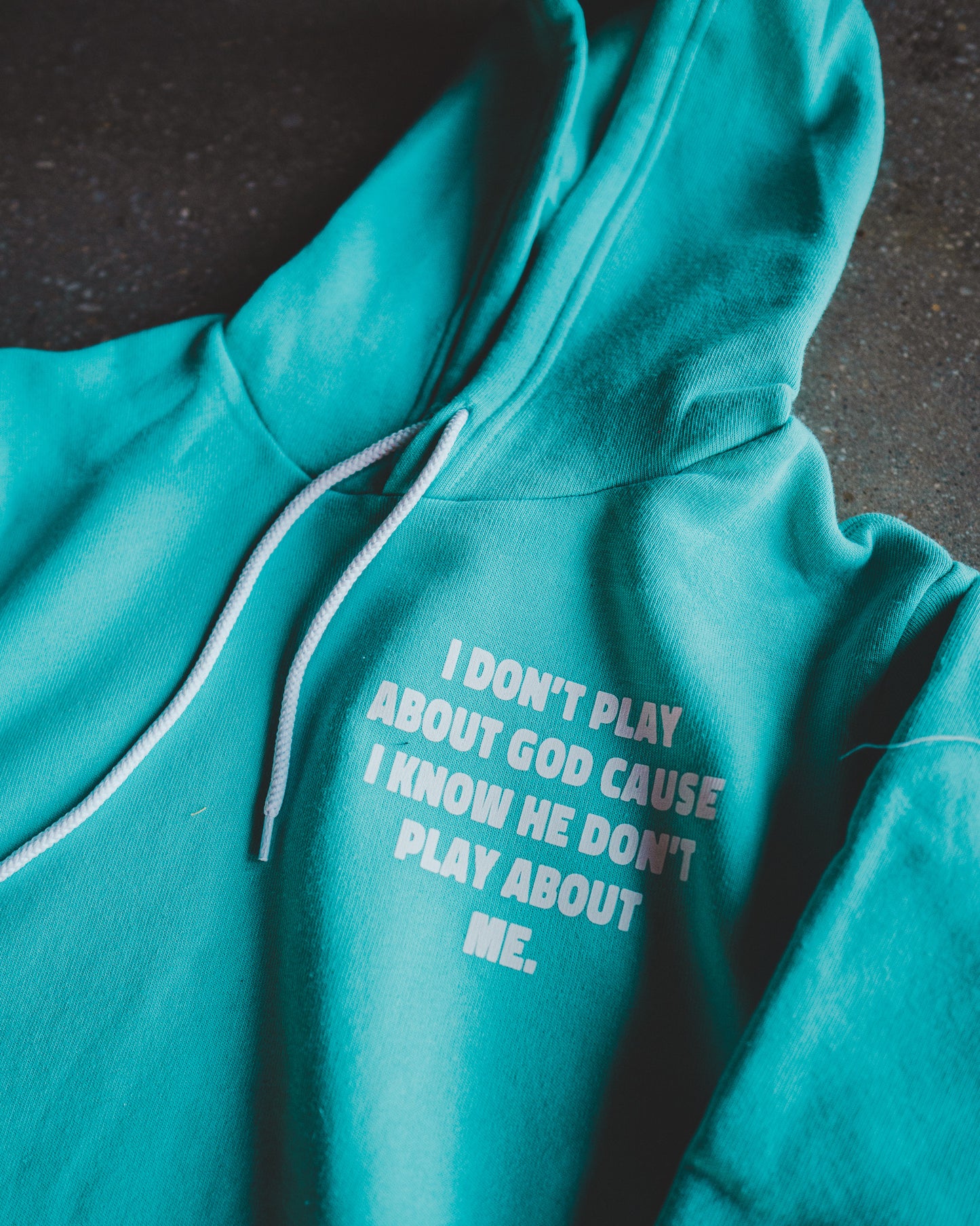 God Don't Play Adult Sponge Fleece Hoodie
