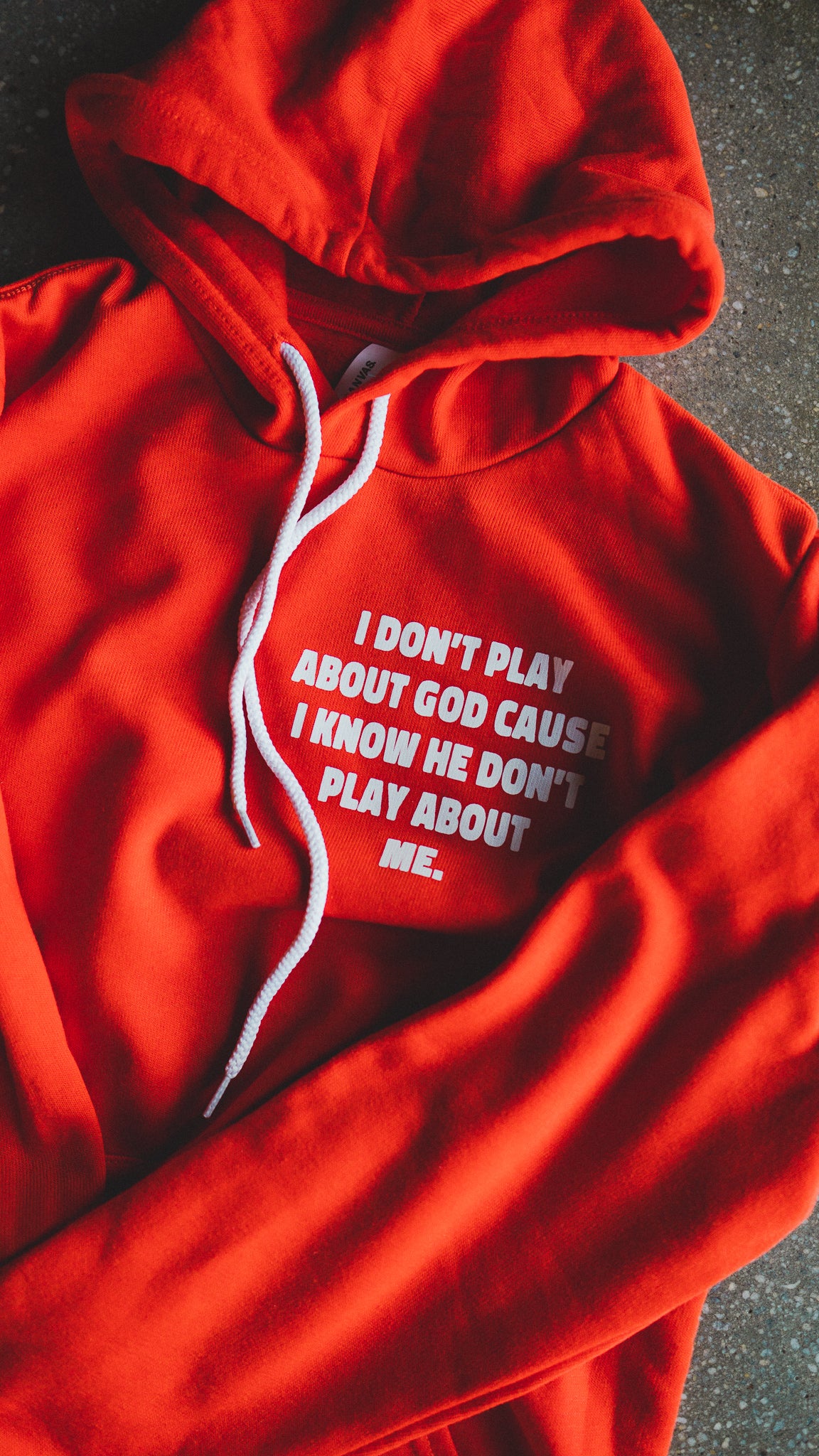 God Don't Play Adult Sponge Fleece Hoodie