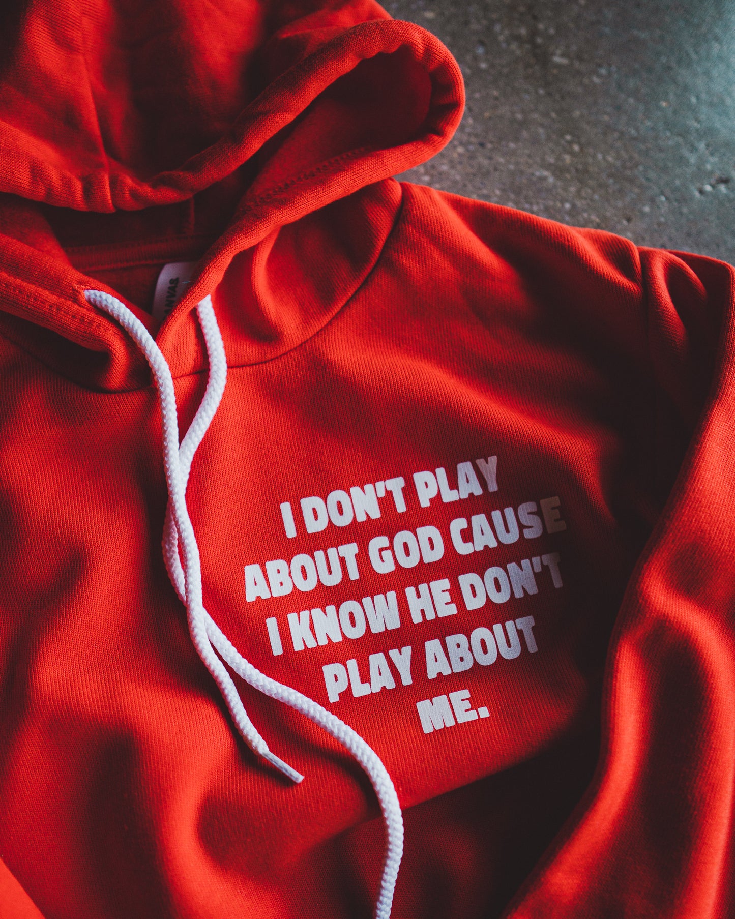 God Don't Play Adult Sponge Fleece Hoodie