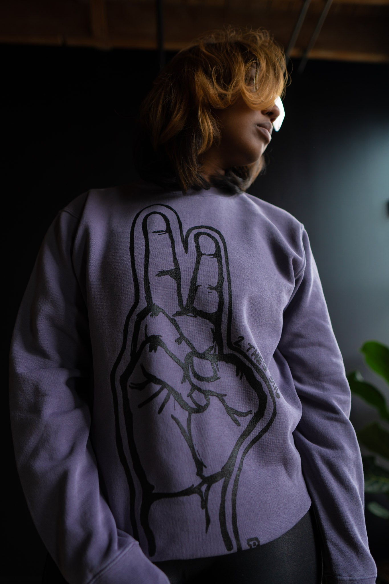 Peace Adult Drop Shoulder Sweatshirt