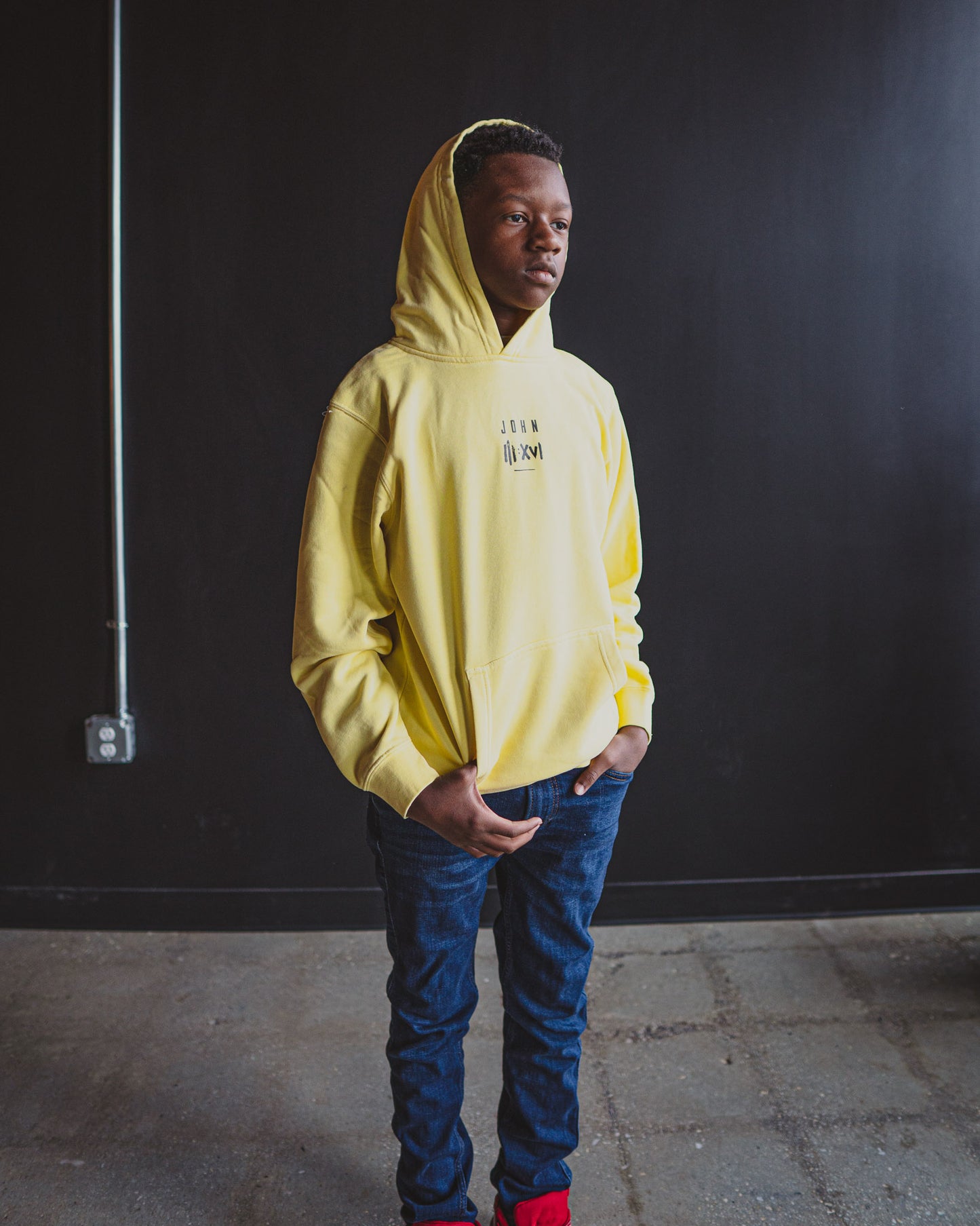 John 3:16 Kids Hoodie