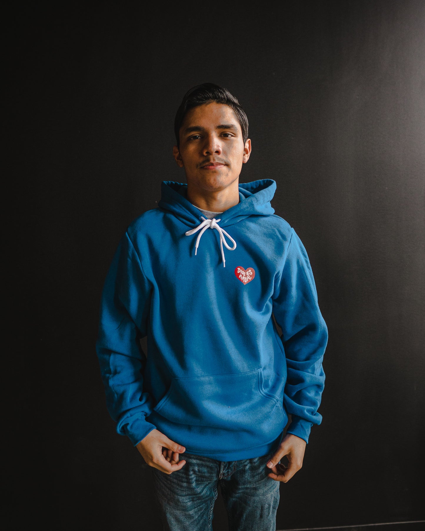 Dios Es Amor Adult Sponge Fleece Hoodie