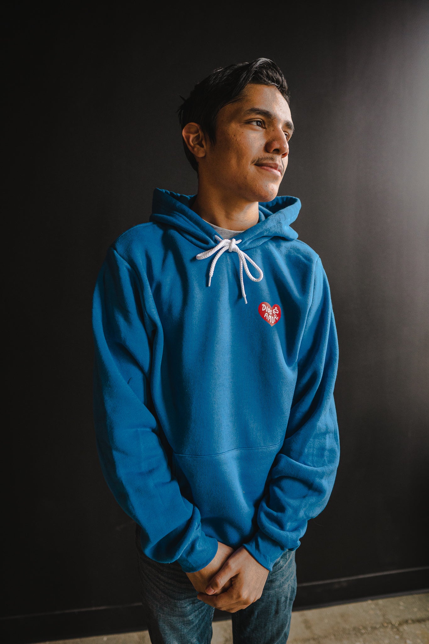 Dios Es Amor Adult Sponge Fleece Hoodie