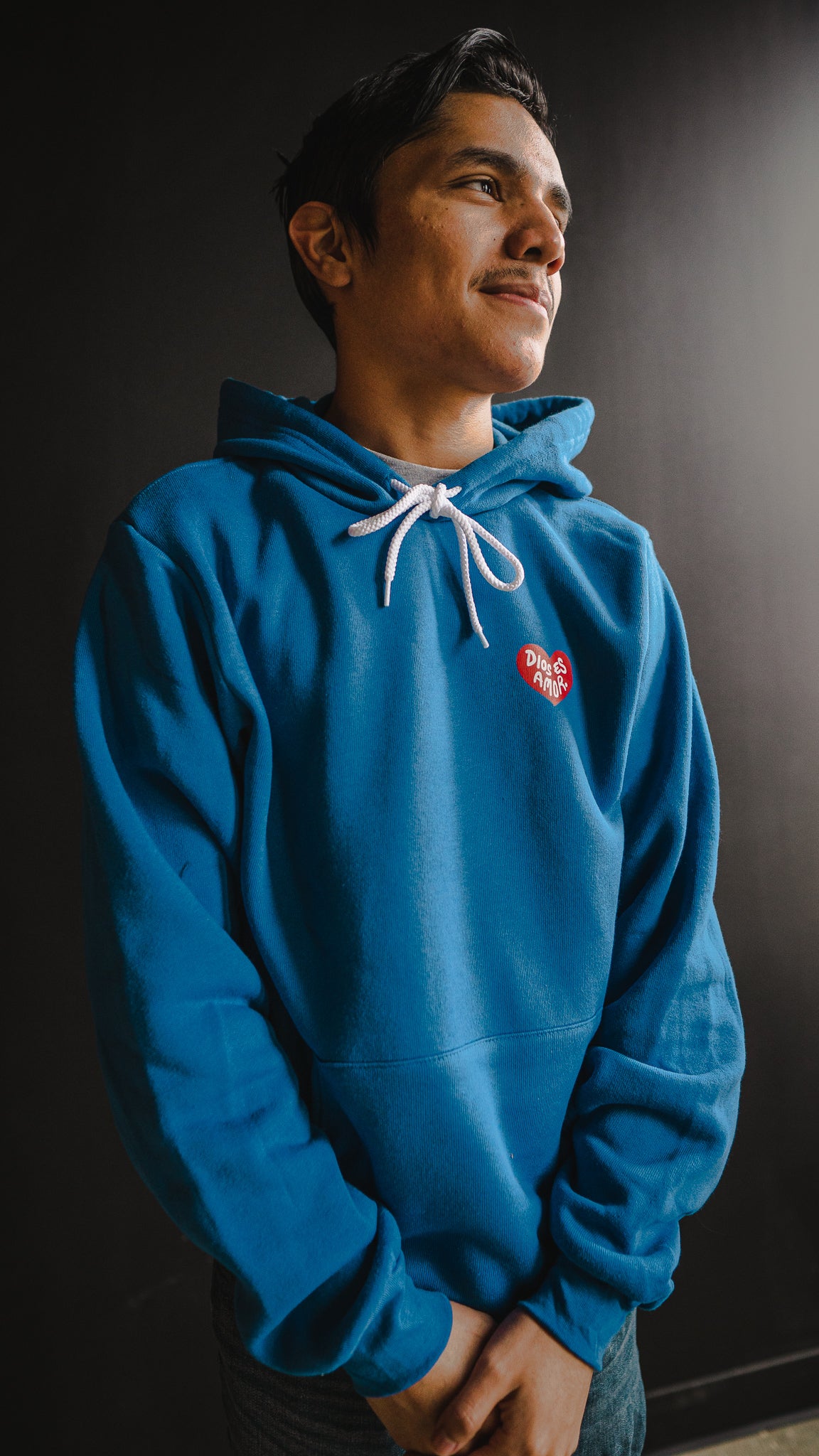 Dios Es Amor Adult Sponge Fleece Hoodie