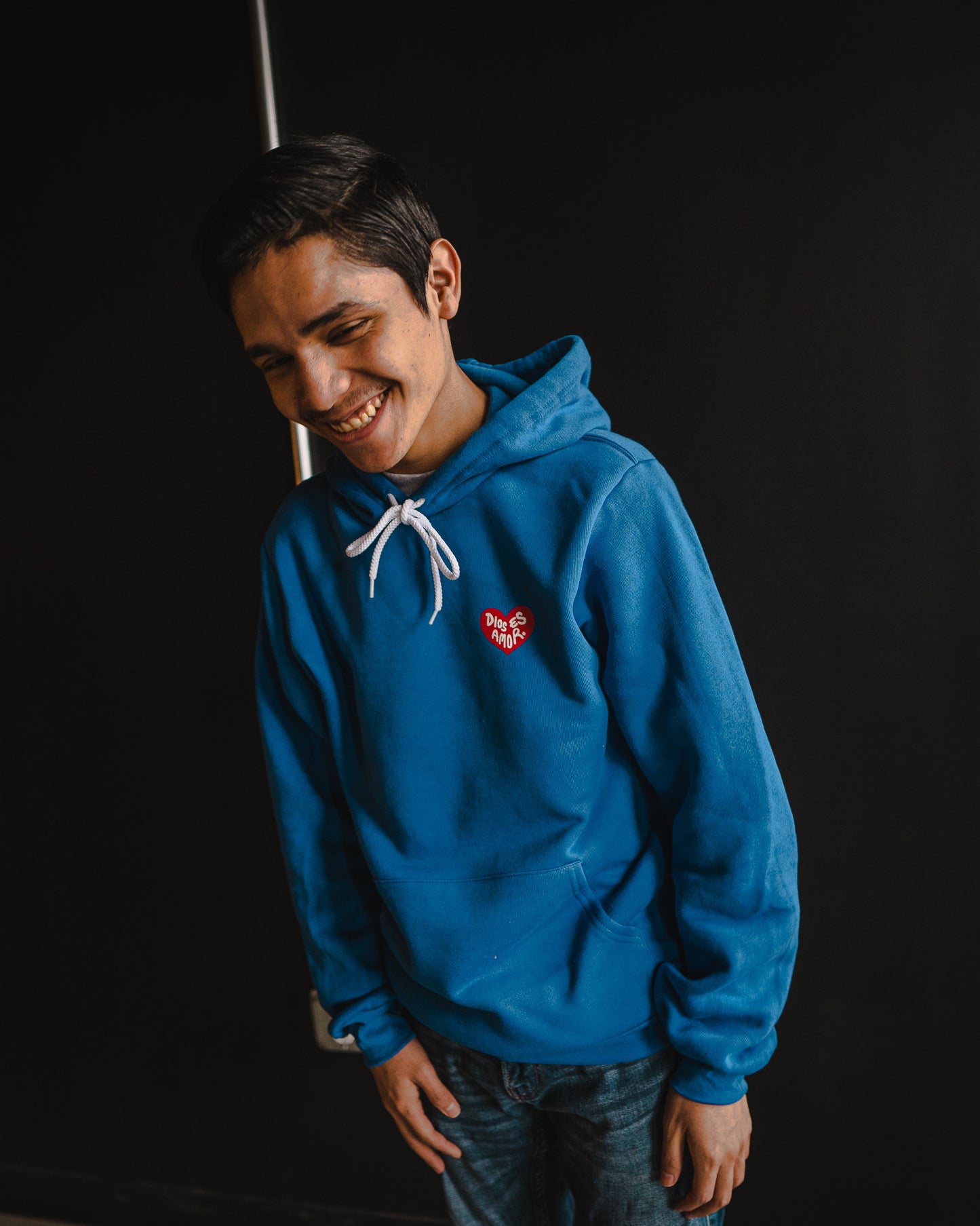 Dios Es Amor Adult Sponge Fleece Hoodie