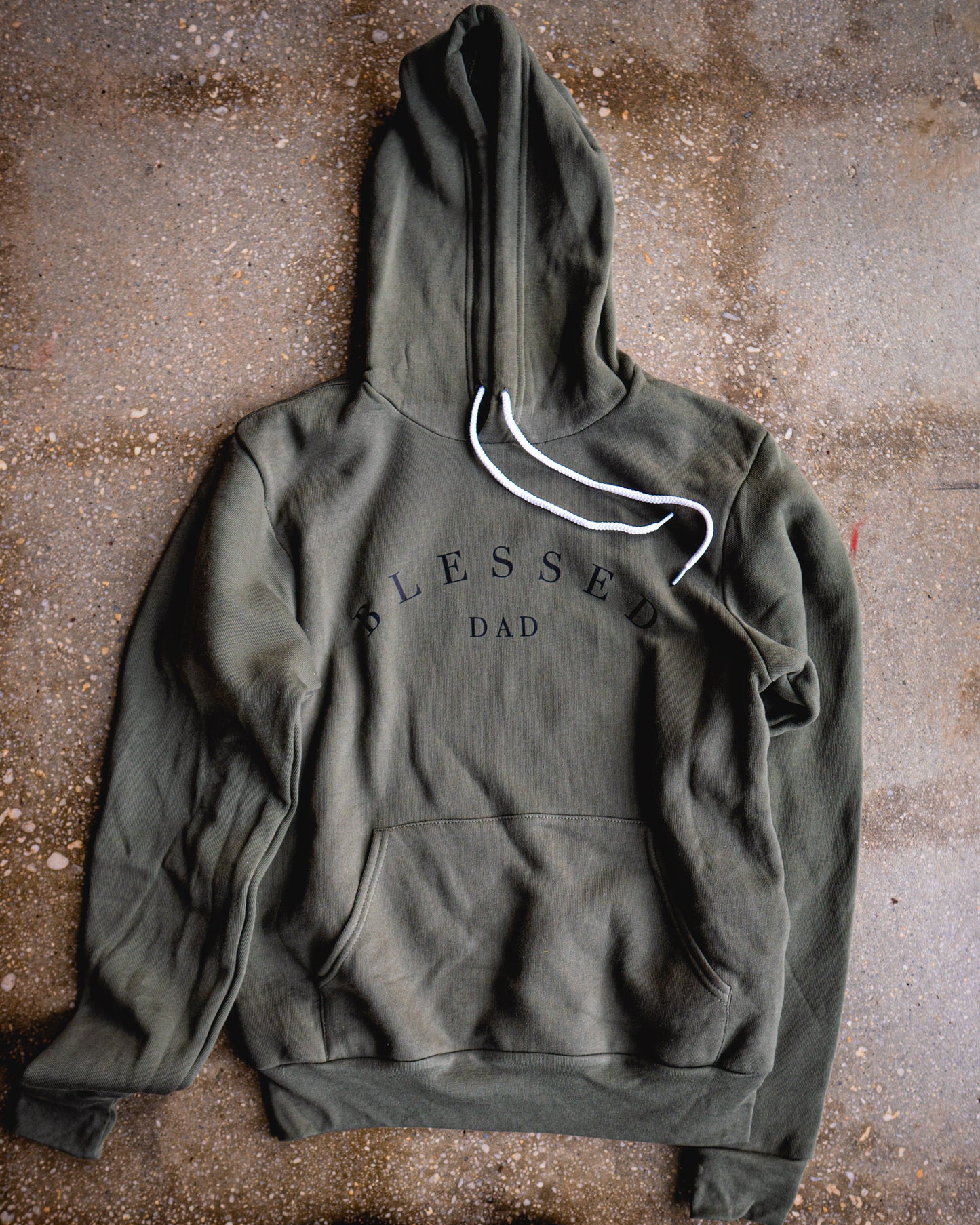 Blessed Dad Adult Sponge Fleece Hoodie