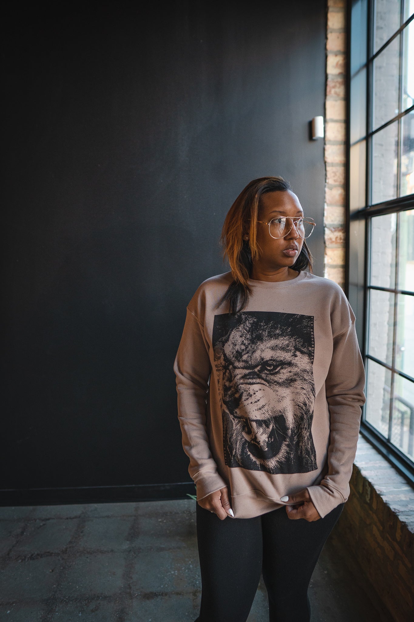 Strong & Courageous Adult Drop Shoulder Sweatshirt