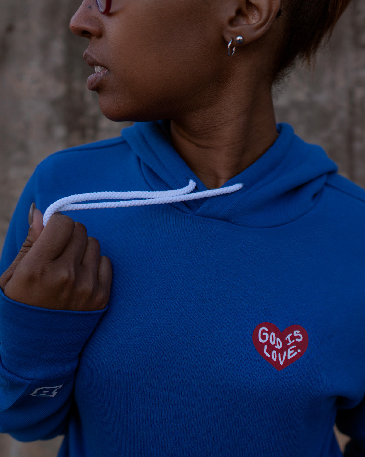 God Is Love Adult Sponge Fleece Hoodie