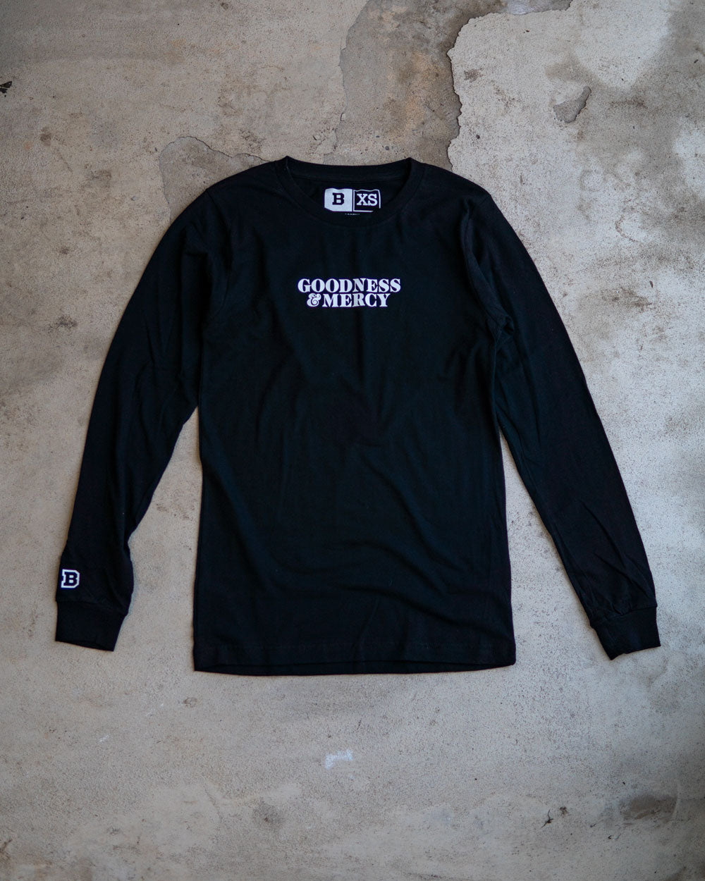 Goodness & Mercy Adult Box Long-sleeve Shirt