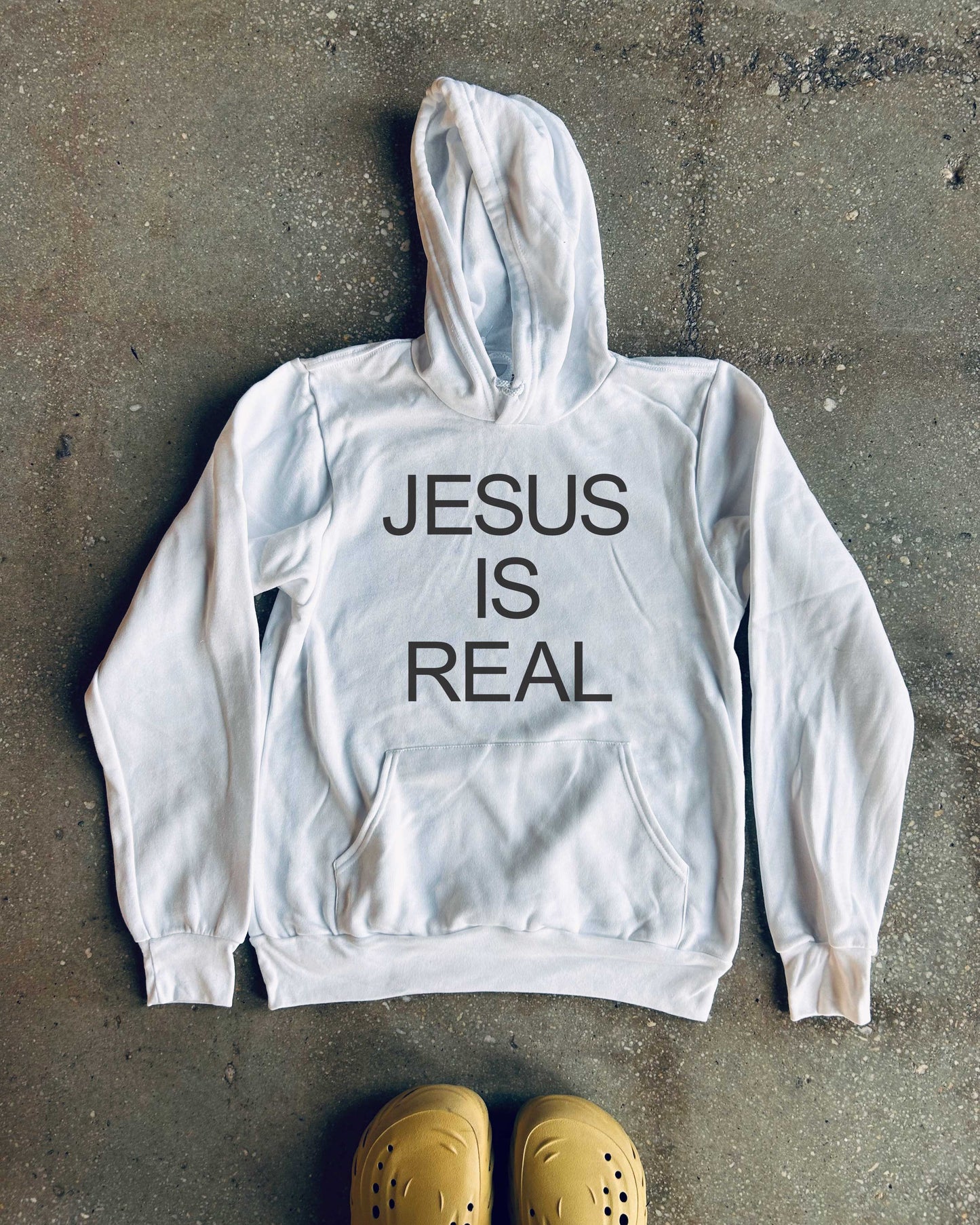 Jesus Is Real Adult Sponge Fleece Hoodie