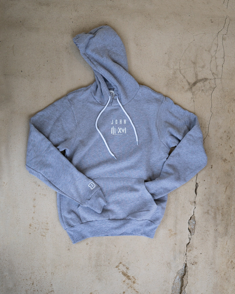 John 3:16 Adult Sponge Fleece Hoodie