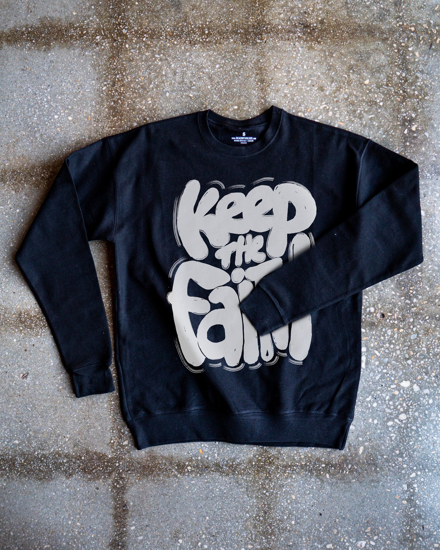 Keep The Faith Adult Drop Shoulder Sweatshirt