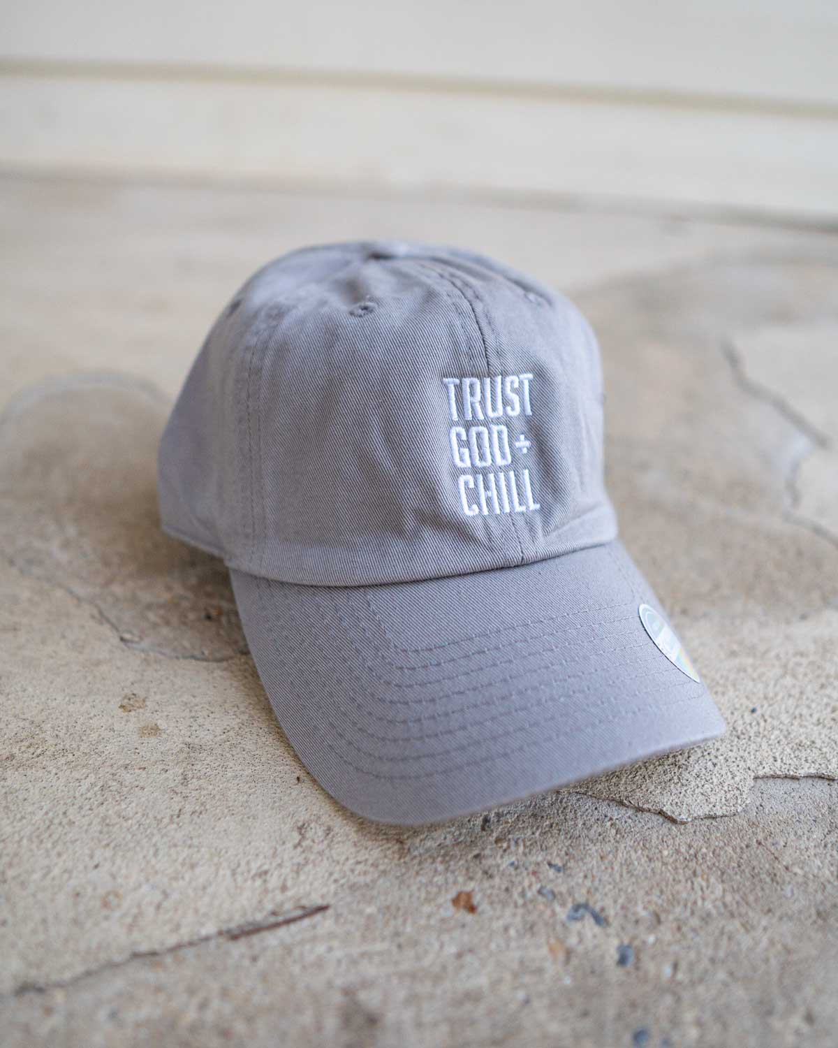 Trust God and Chill Hat (Non-Distressed) (Blk-Fri)