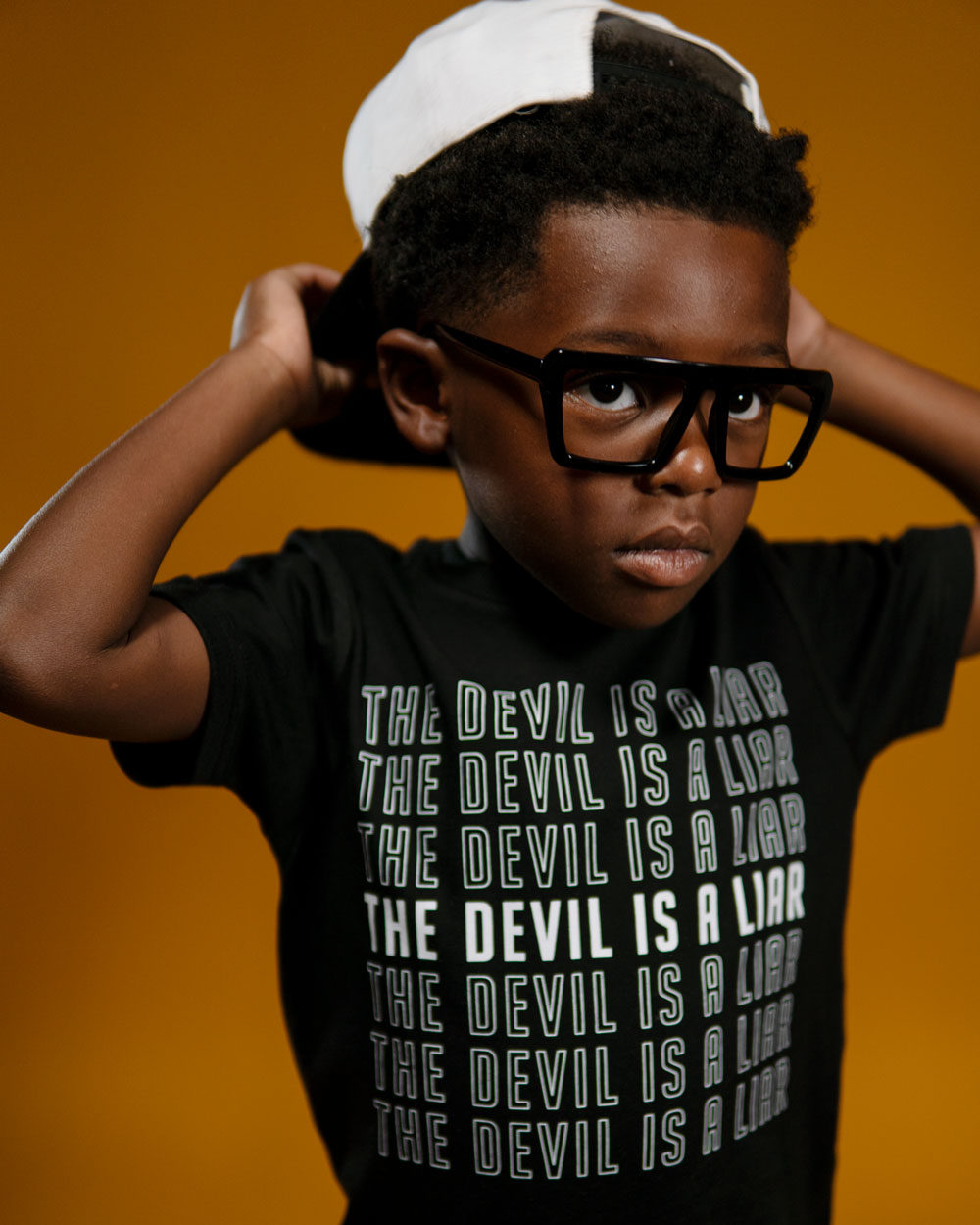 The Devil Is A Liar Kids T-shirt